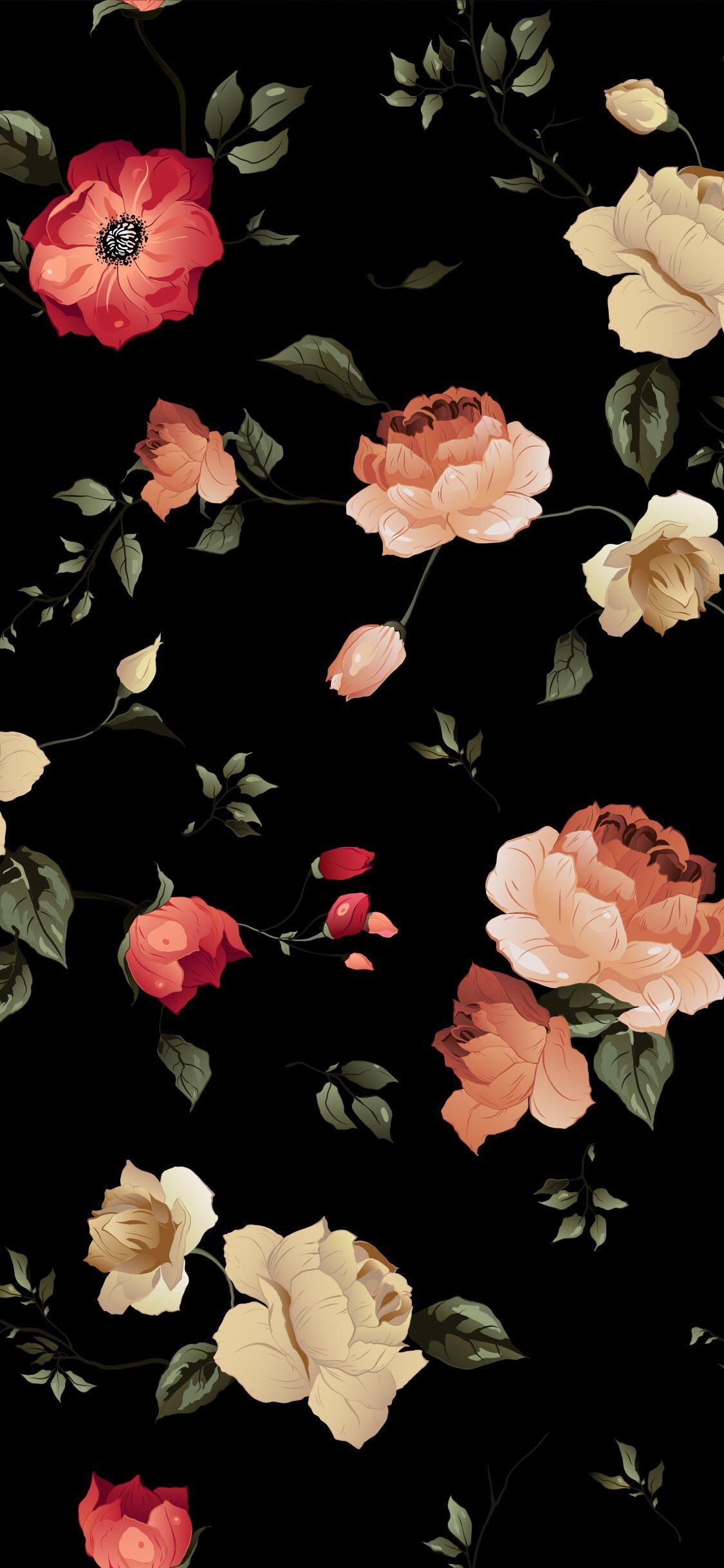 HD wallpaper. Floral wallpaper iphone, Flower wallpaper, Floral wallpaper