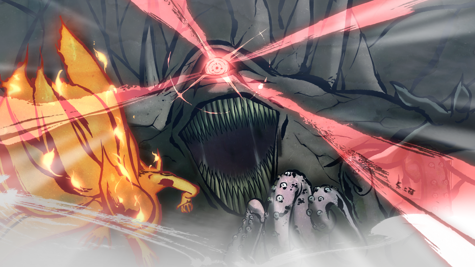Kurama, Gyuki vs Roar of the Ten Tails (Naruto Storm 4)