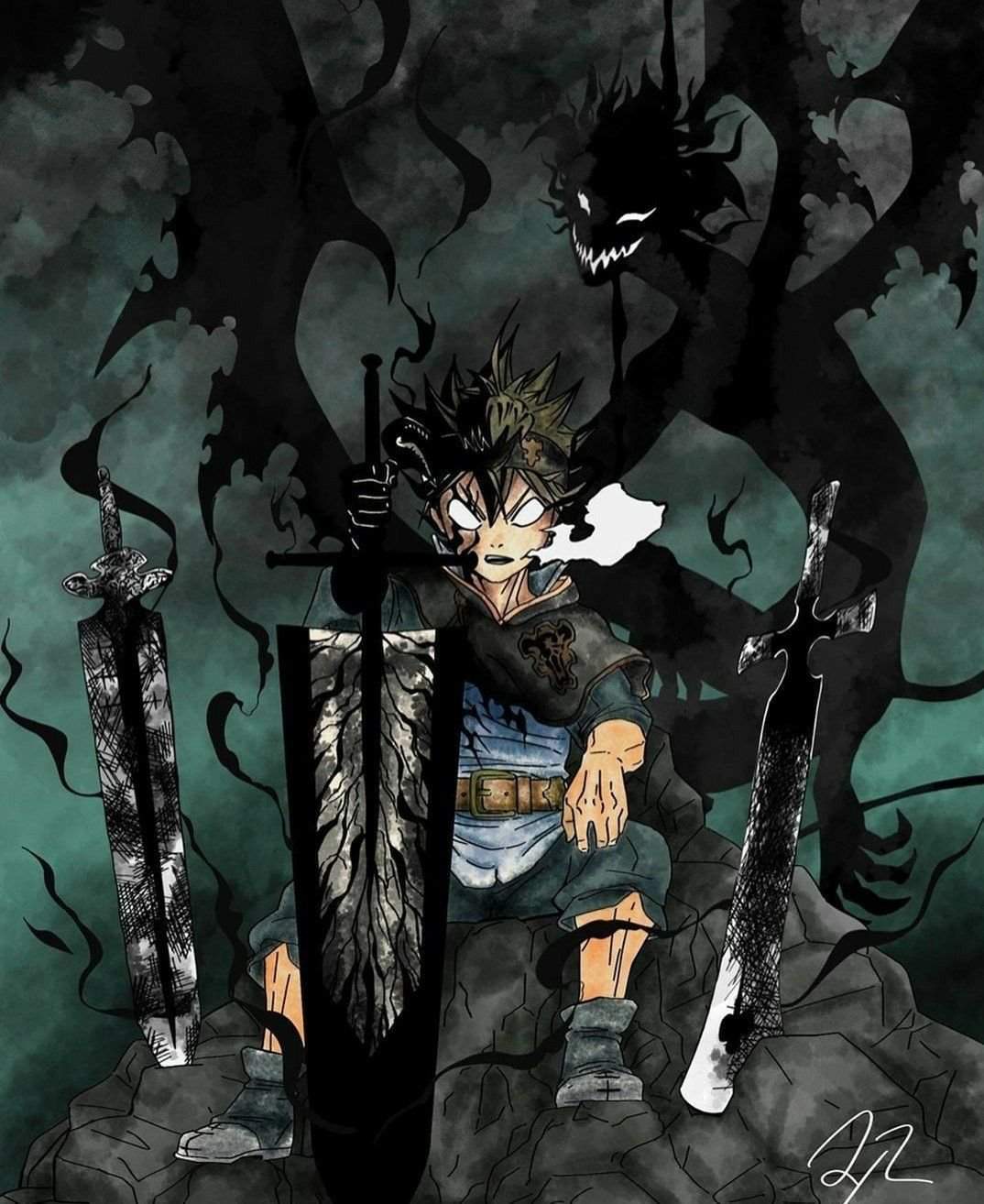 Black clover wallpaper 4k HD for phones APK for Android Download