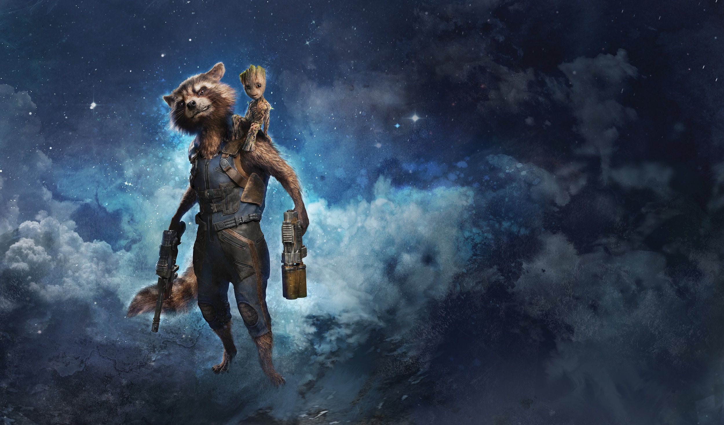 Rocket and Groot Wallpaper Free Rocket and Groot Background