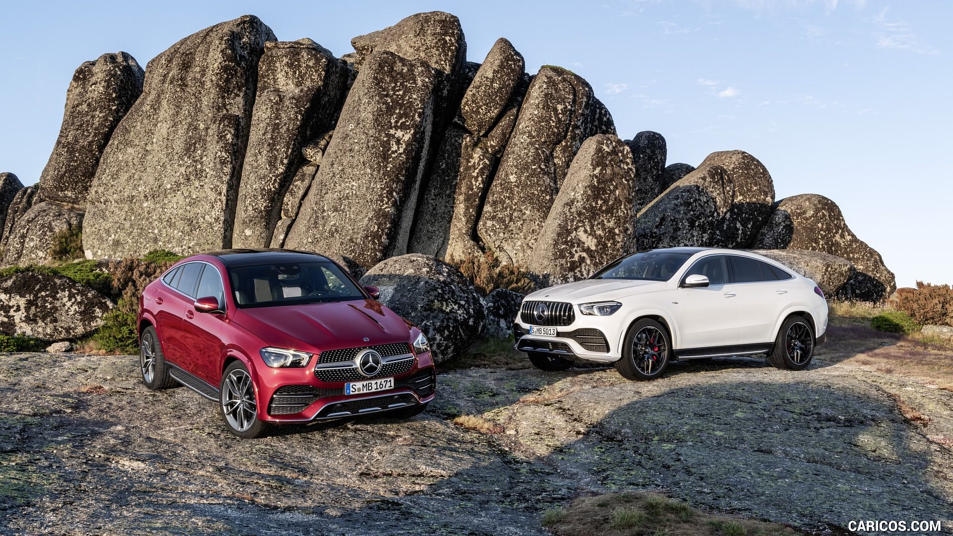Mercedes Benz GLE Coupe And GLE 53 AMG Coupe. HD Wallpaper