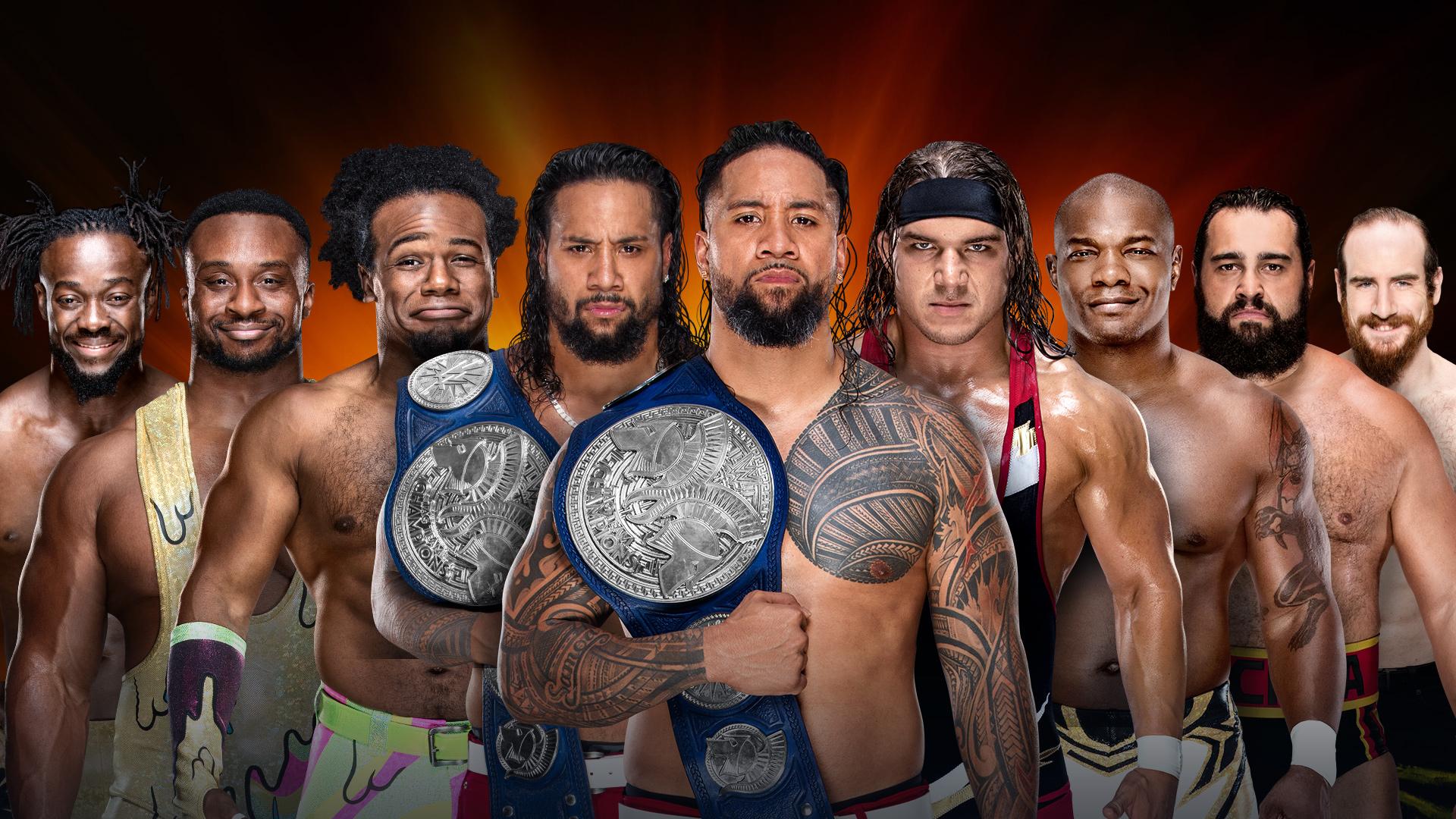 Smackdown Tag Team Champions The Usos Vs The New Day Of Champions 2017 Matches