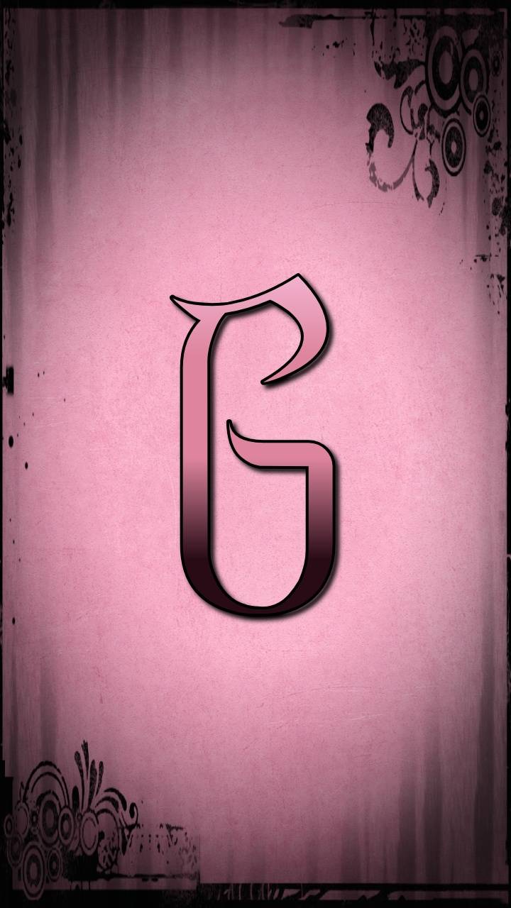 Pink Letter G wallpaper