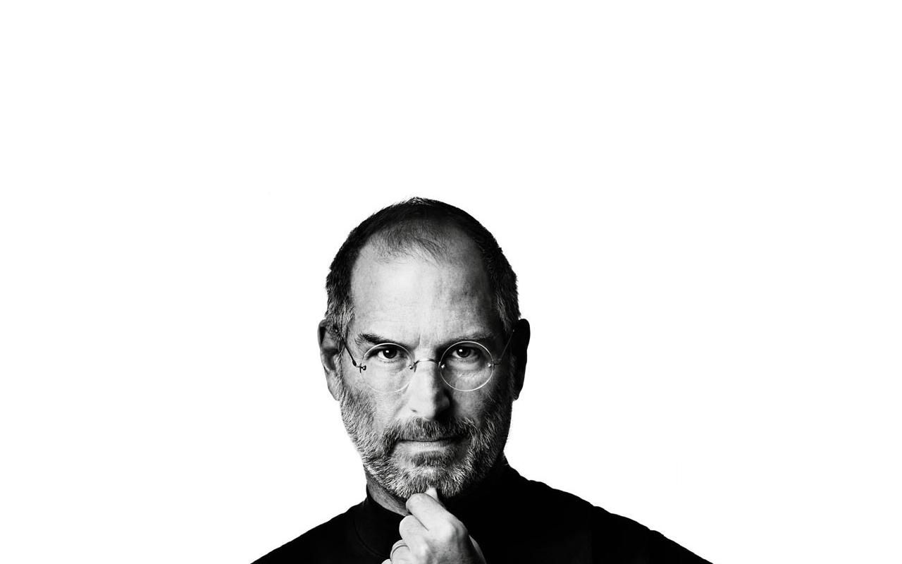 world wallpaper: Steve Jobs Thinking HD Wallpaper