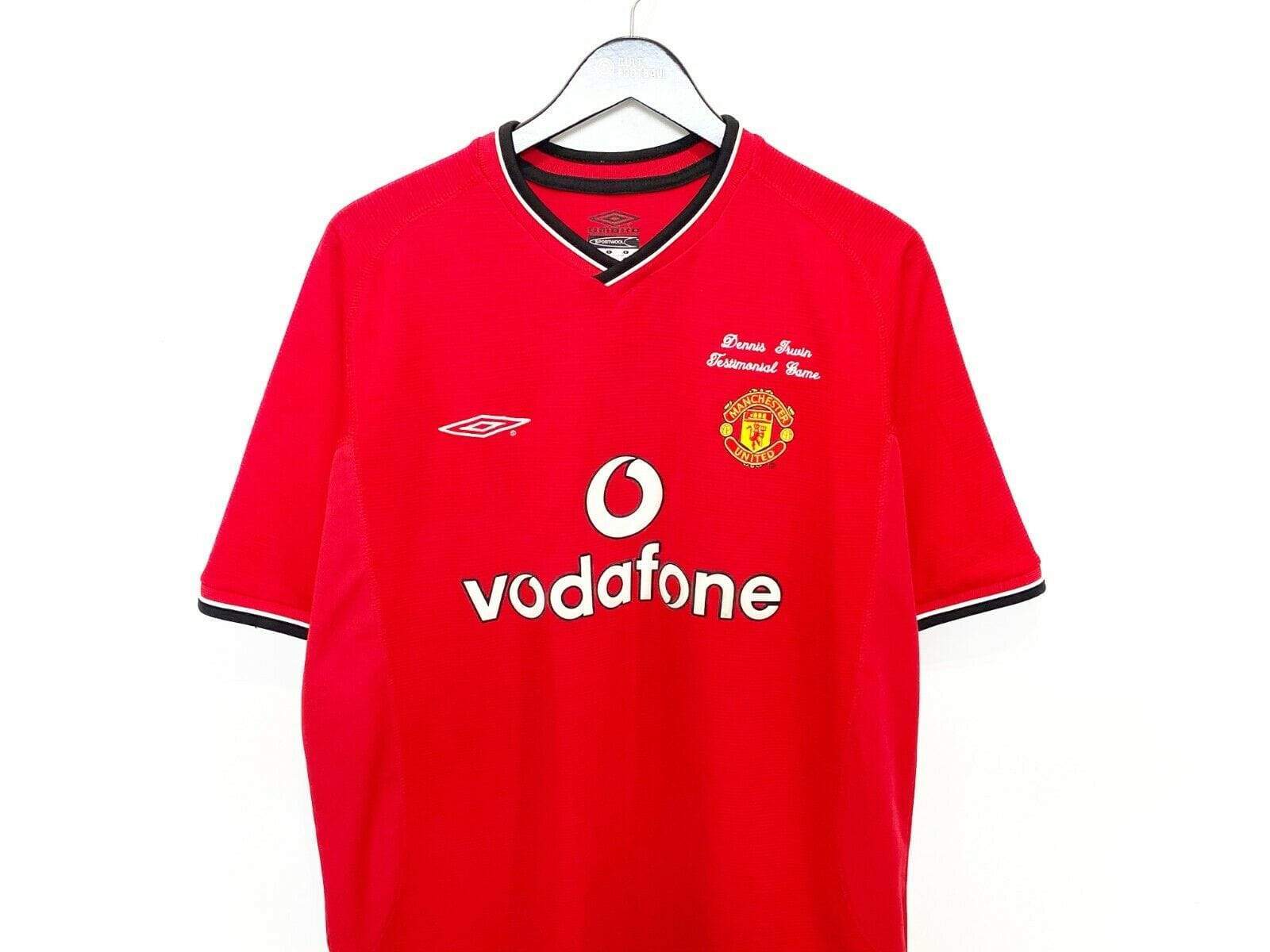 IRWIN Manchester United Vintage Umbro (L) Denis Irwin Testimon Shirt Collective