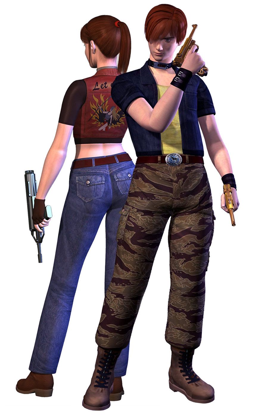 Claire & Steve & Art Evil: Code Veronica. Resident evil, Resident evil game, Evil