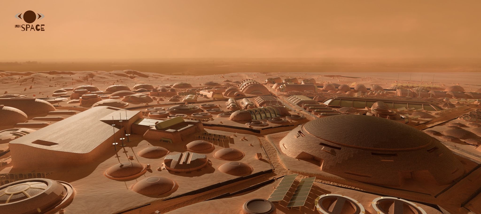 Mars colony for 1000 people by Innspace team (Mars Colony Prize contest)