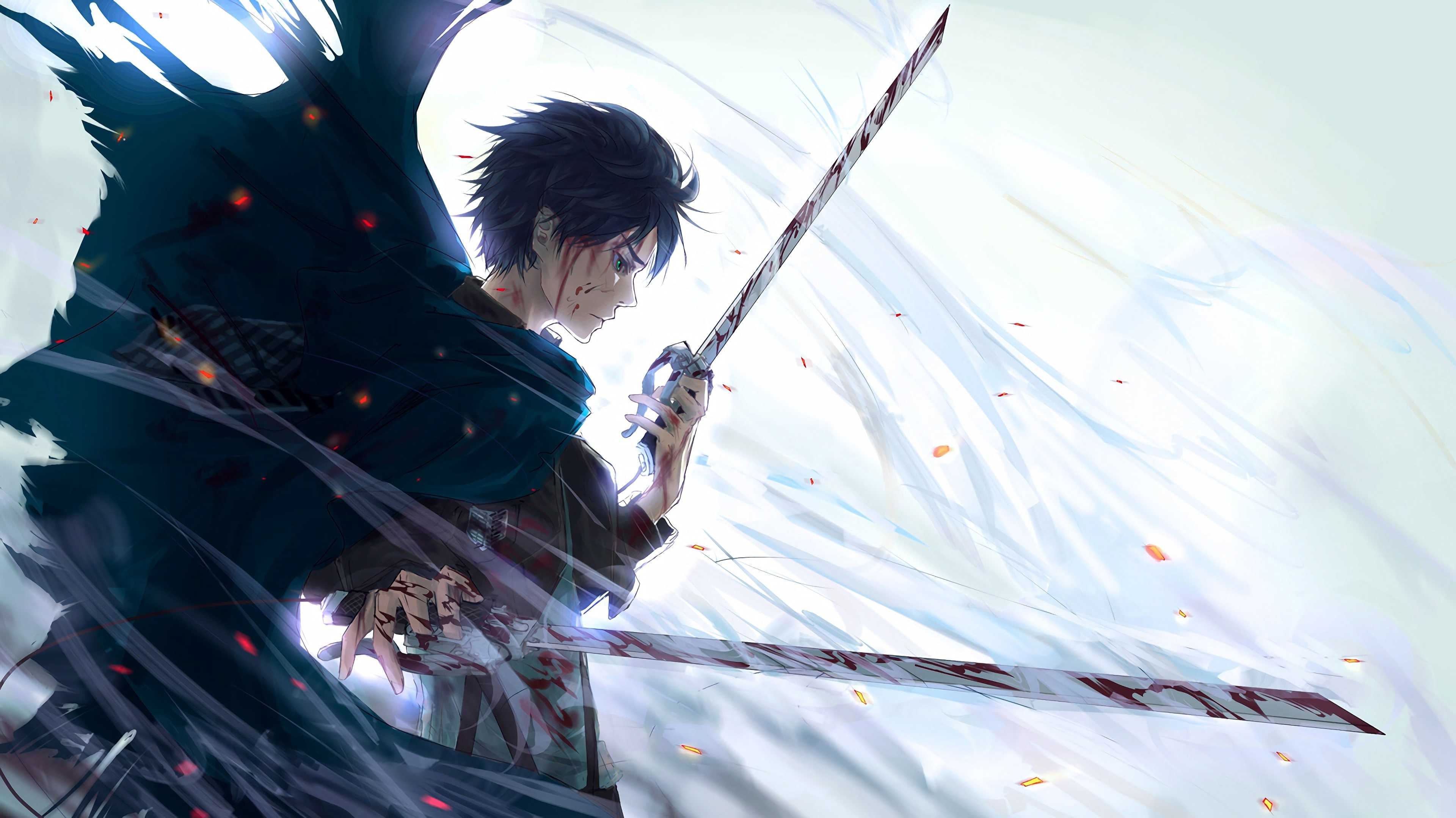 Eren Yeager Wallpaper 4K Free HD Wallpaper