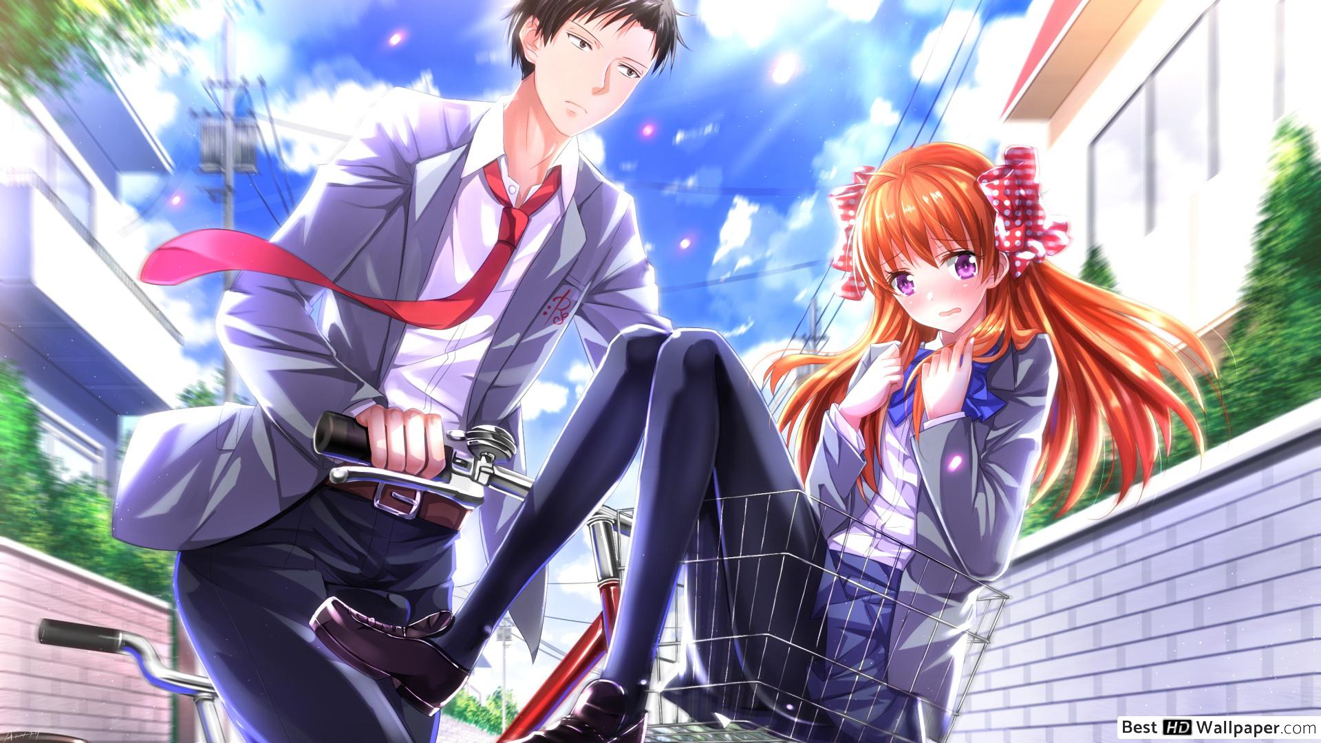 Monthly Girl's Nozaki Kun Nozaki & Chiyo Sakura HD Wallpaper Download