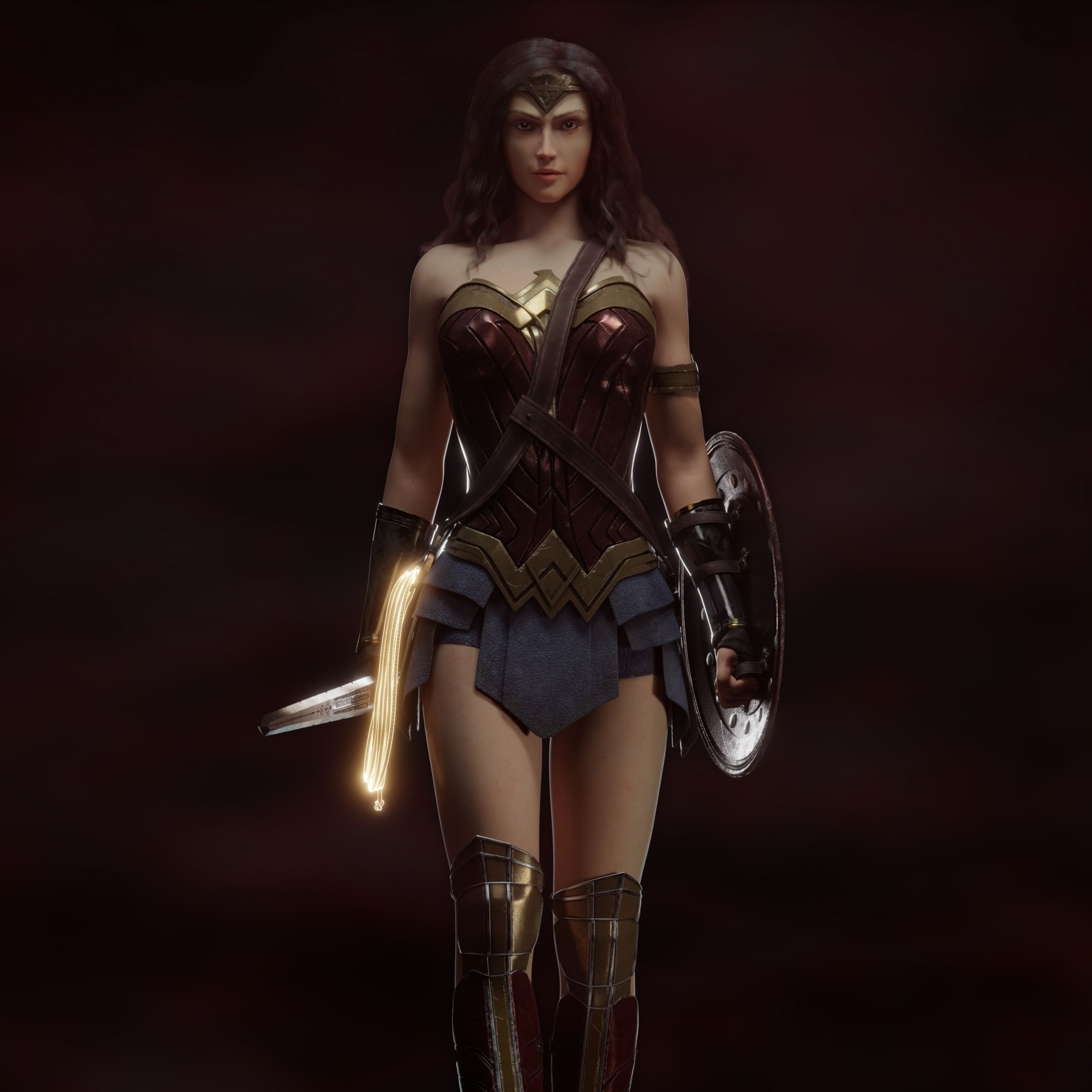 iPad Wallpaper Wonder Woman
