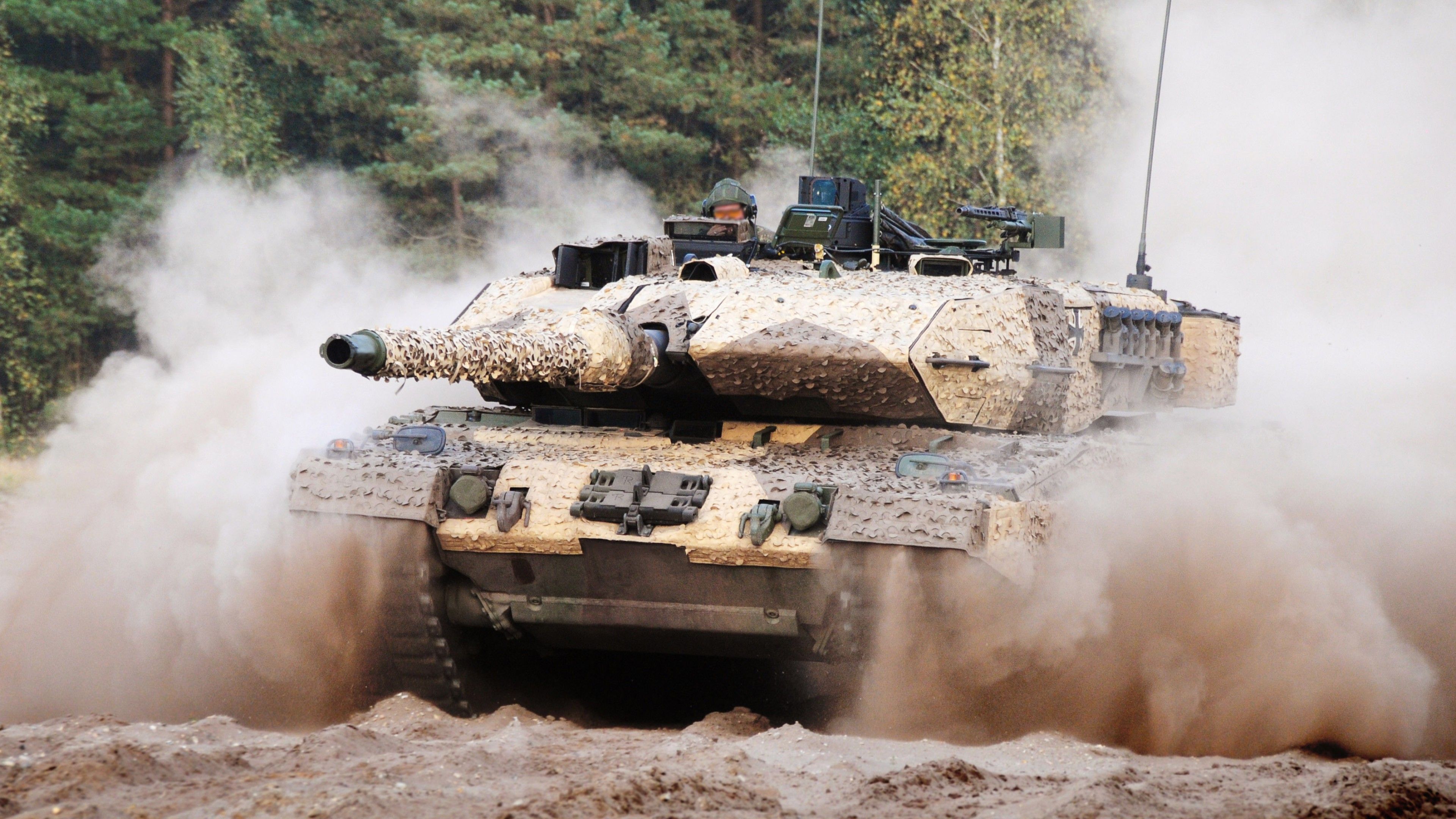 Wallpaper Leopard 2A tank, German Army, Military