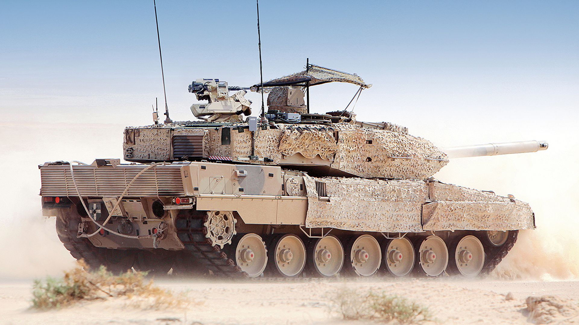 Wallpaper military Tanks Leopard 2 A7 1920x1080
