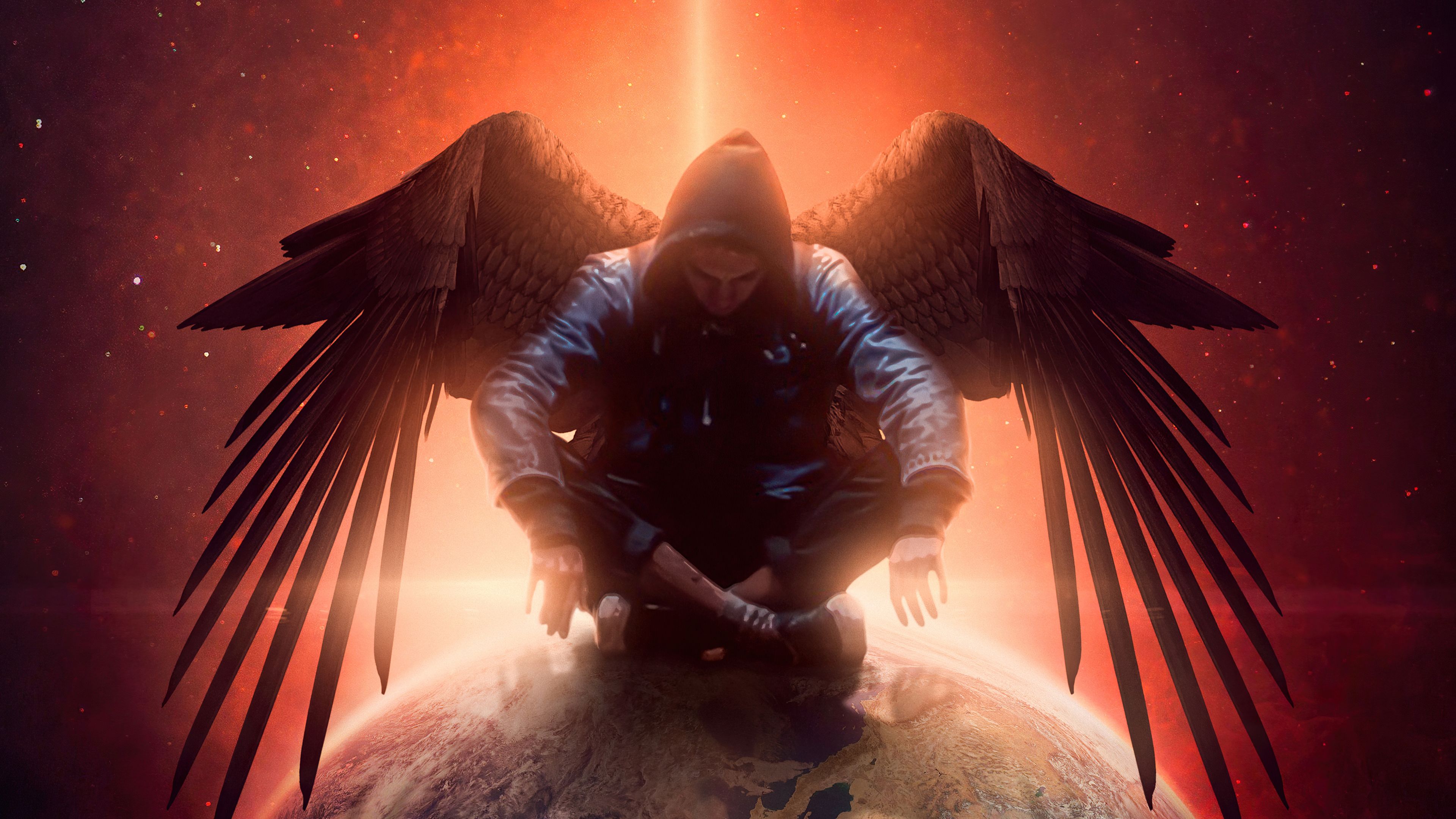 Angel Planet Boy 4k, HD Artist, 4k Wallpaper, Image, Background, Photo and Picture