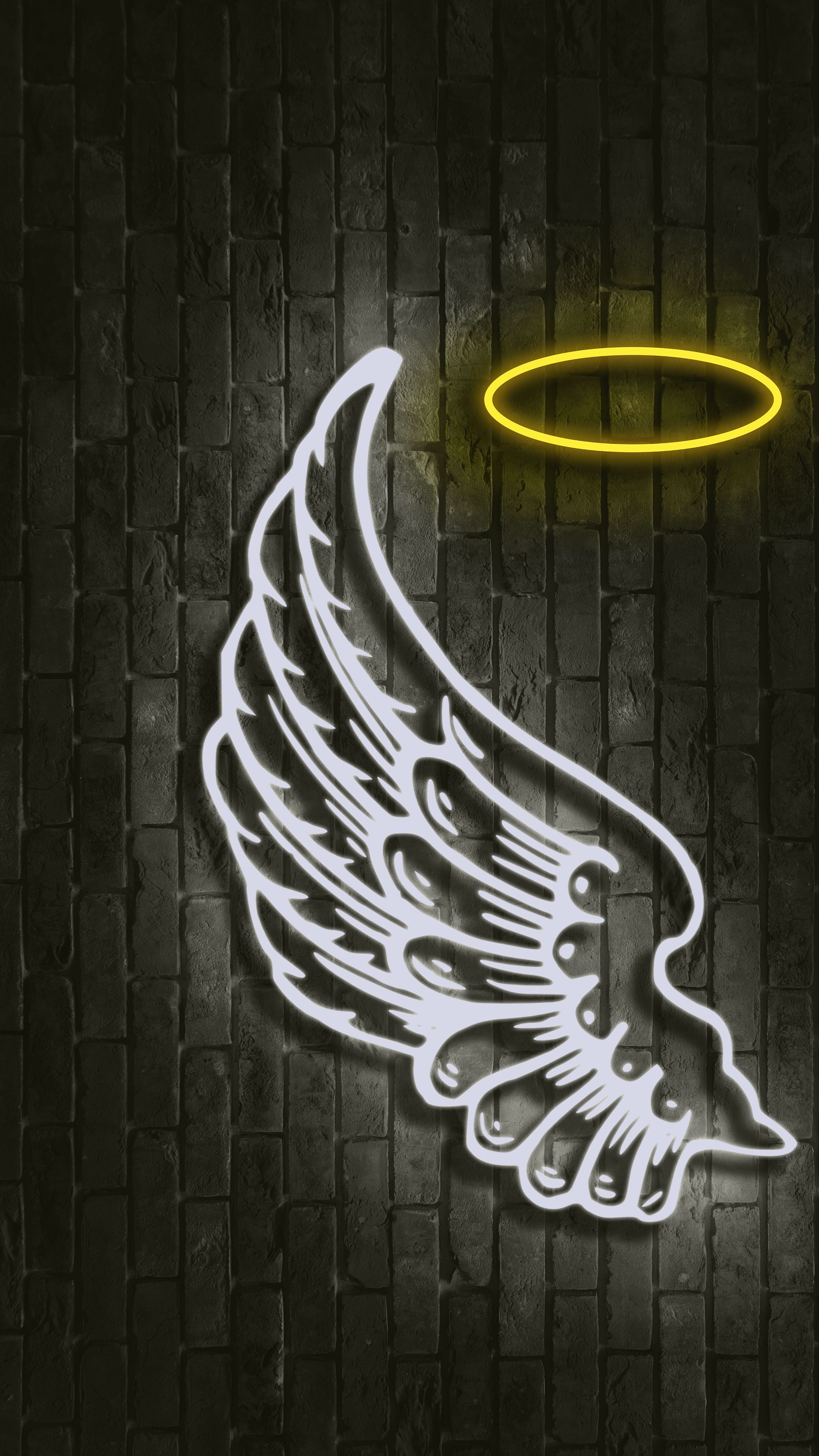Angel Wings 4K Wallpaper 2160X3840. Wings wallpaper, Dark wallpaper iphone, White angel wings