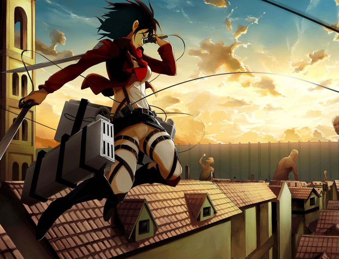 Mikasa AOT SNK. Attack On Titan, Attack On Titan Anime, Action Wallpaper