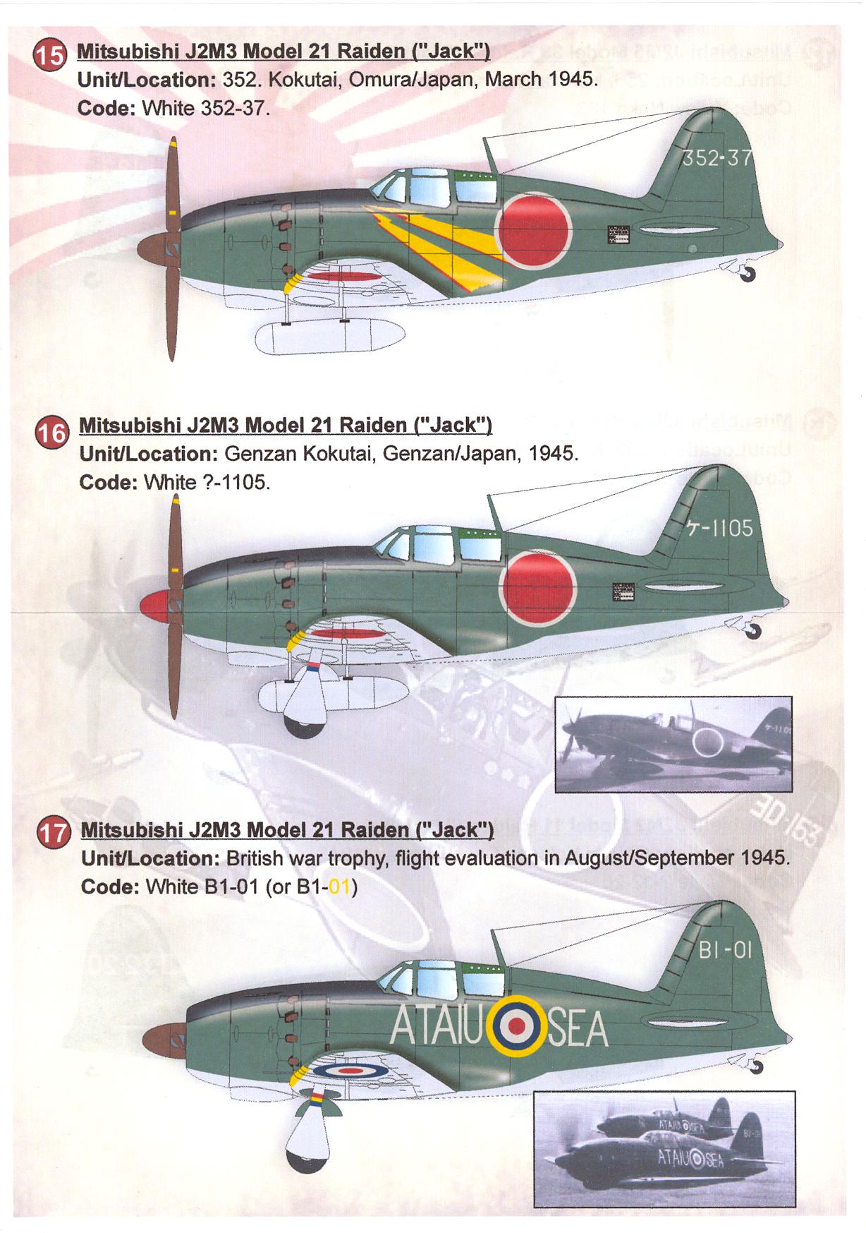 Print Scale Decals 1 72 MITSUBISHI J2M RAIDEN JACK Japanese WWII Fighter Military Airplane Models & Kits Military Aircraft Models & Kits