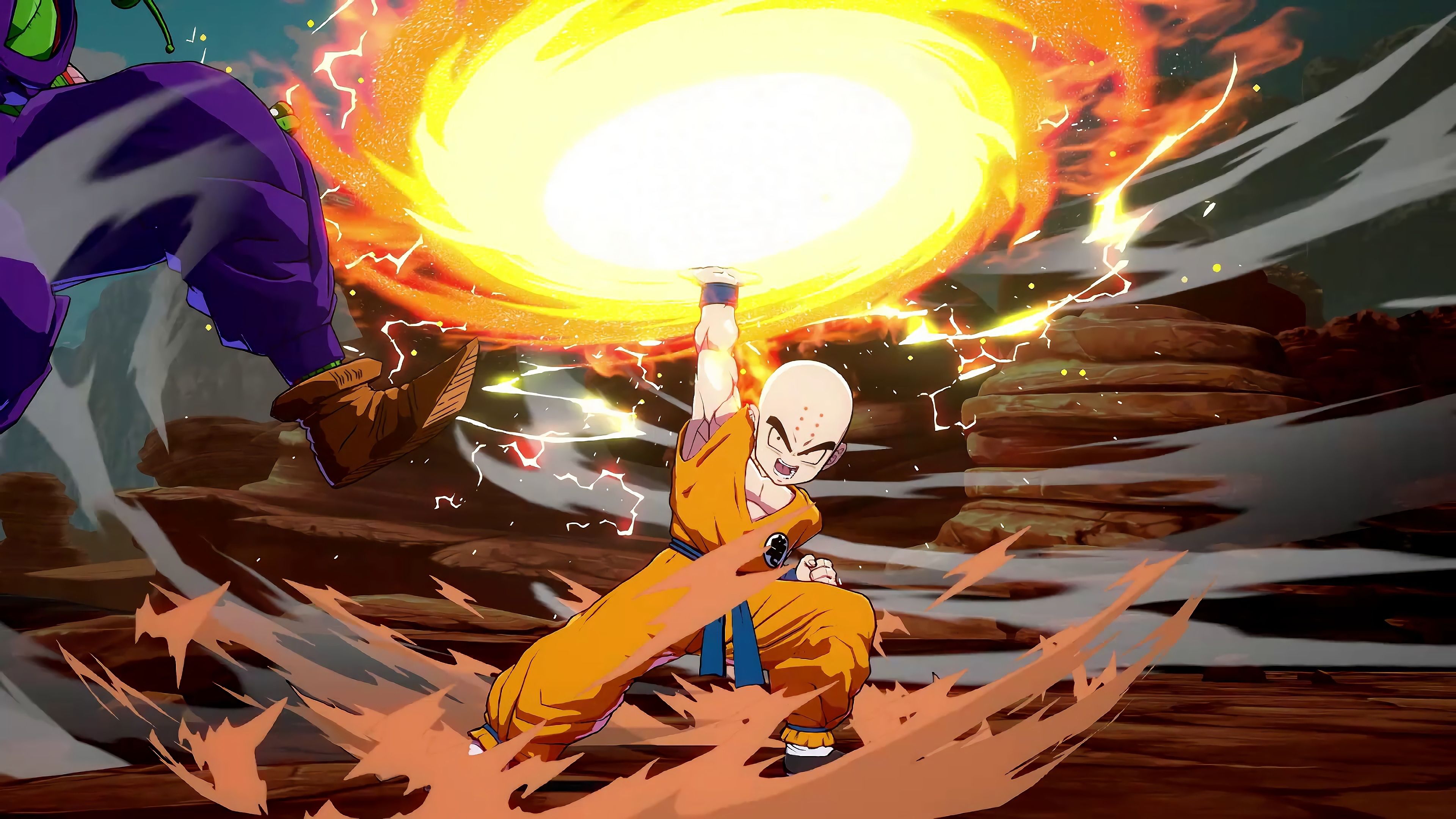 Krillin Destructo Disc Dragon Ball Fighterz 4K