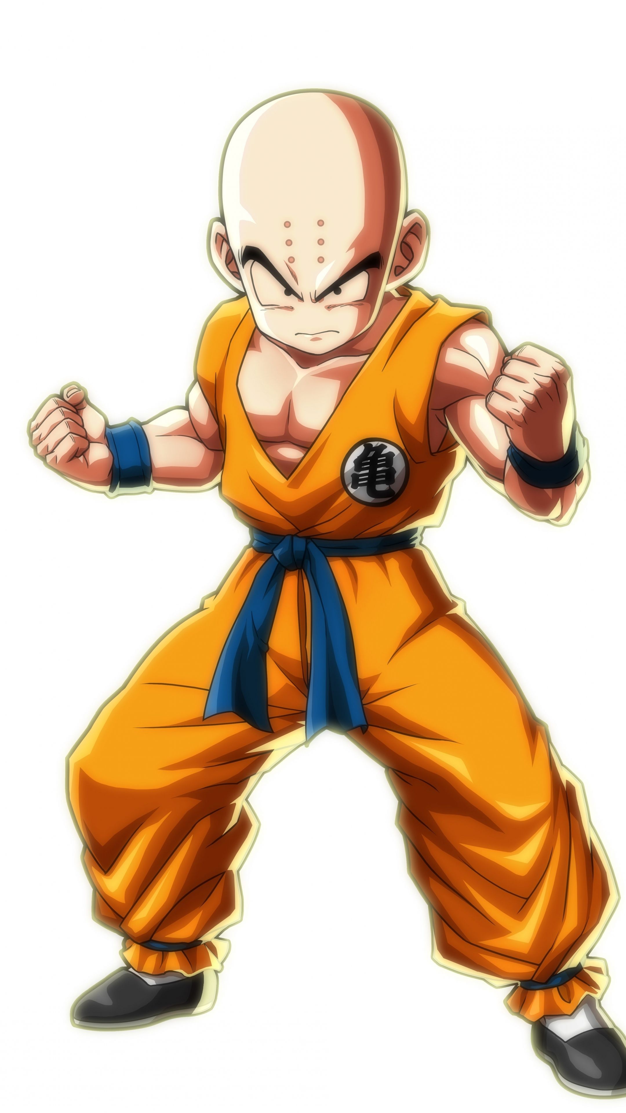 Download 2160x3840 wallpaper bald, krillin, dragon ball fighterz, video game, 4к, sony xperia z5 premium dual, 2160x3840 HD image, background, 6246