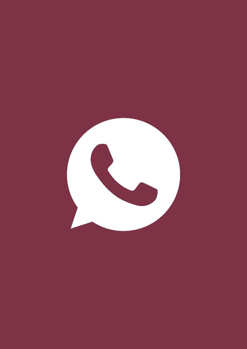 Maroon WhatsApp App Icon. App icon, Ios app icon design, Ios app icon