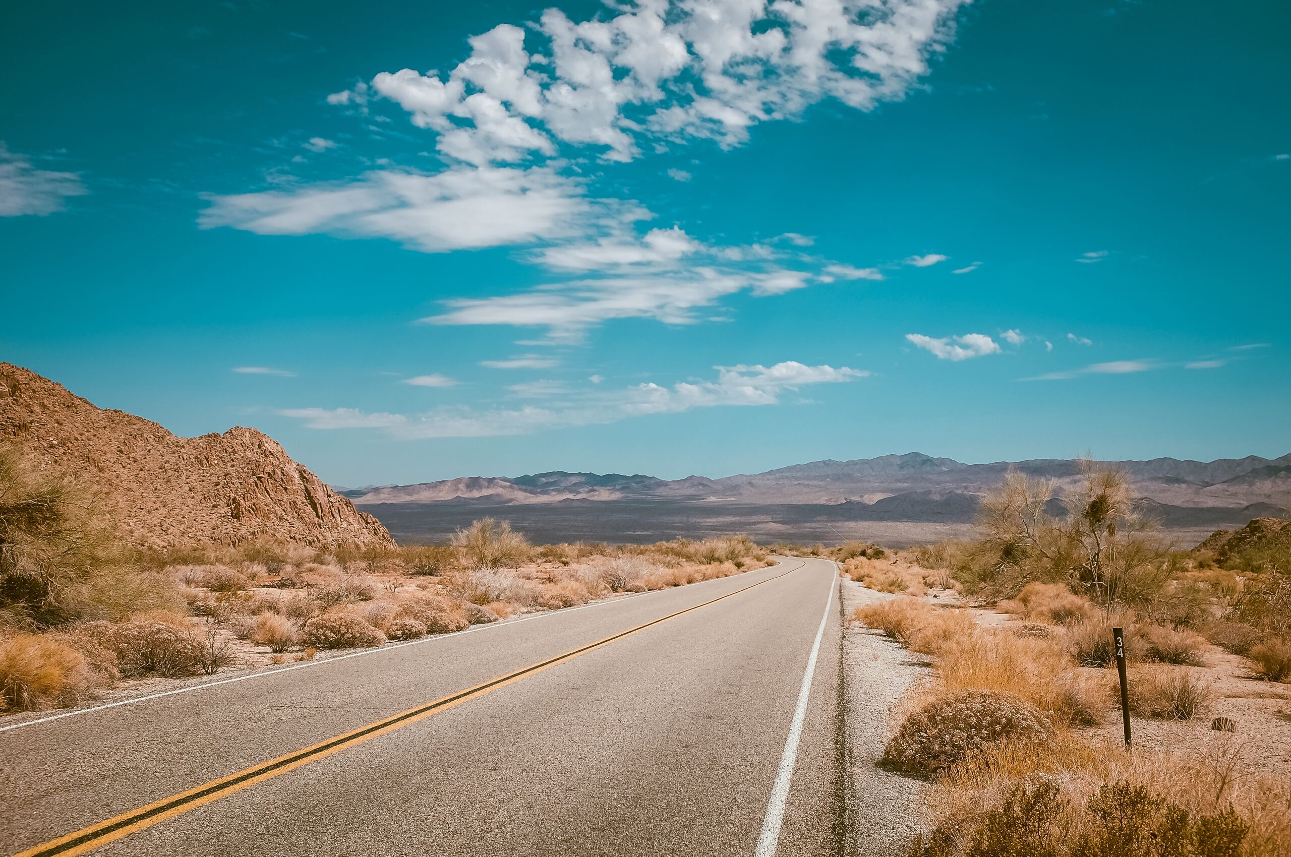Empty Desert Road 4k Chromebook Pixel HD 4k Wallpaper, Image, Background, Photo and Picture