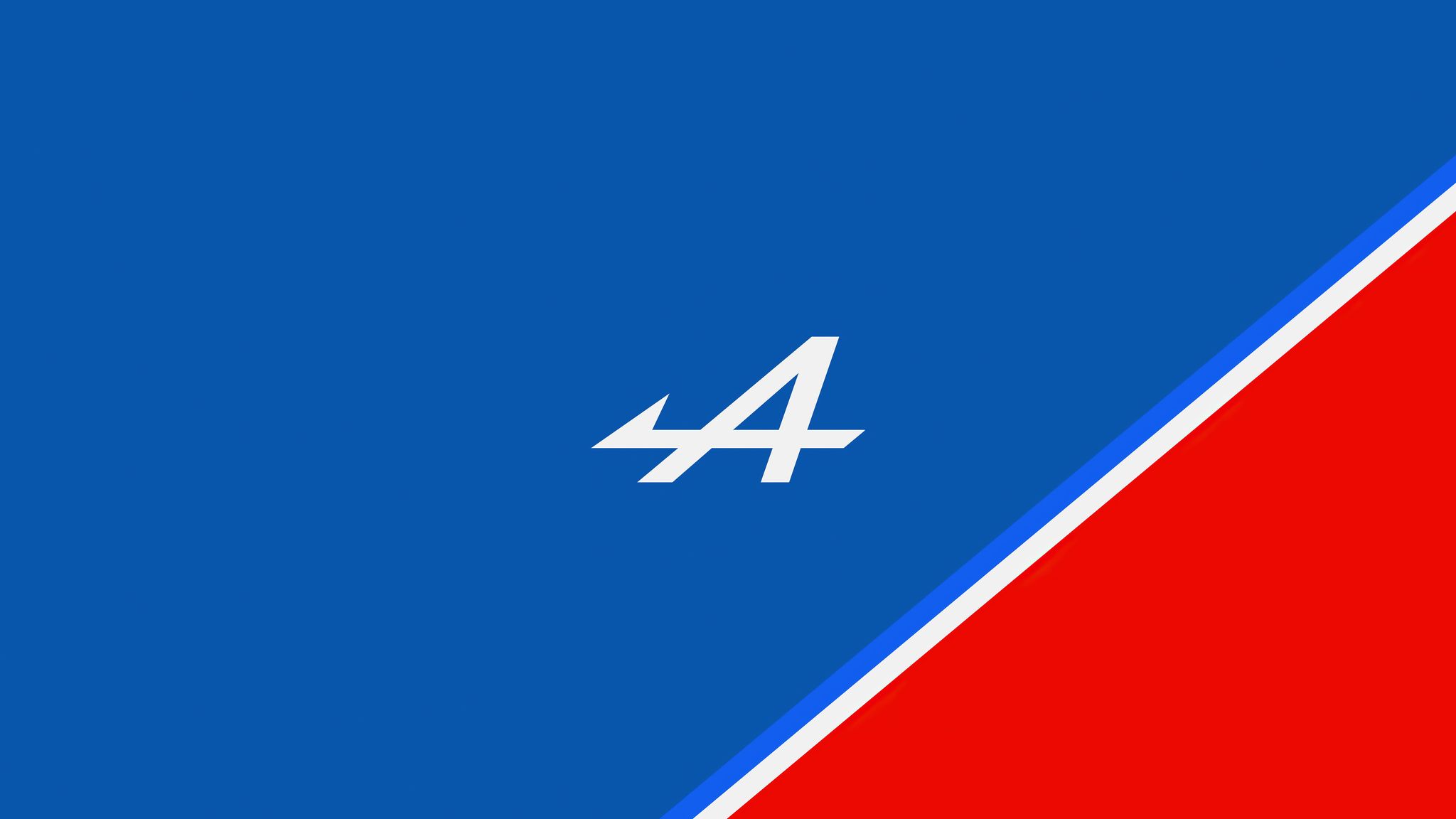 Alpine F1 Logo Minimal 2048x1152 Resolution HD 4k Wallpaper, Image, Background, Photo and Picture