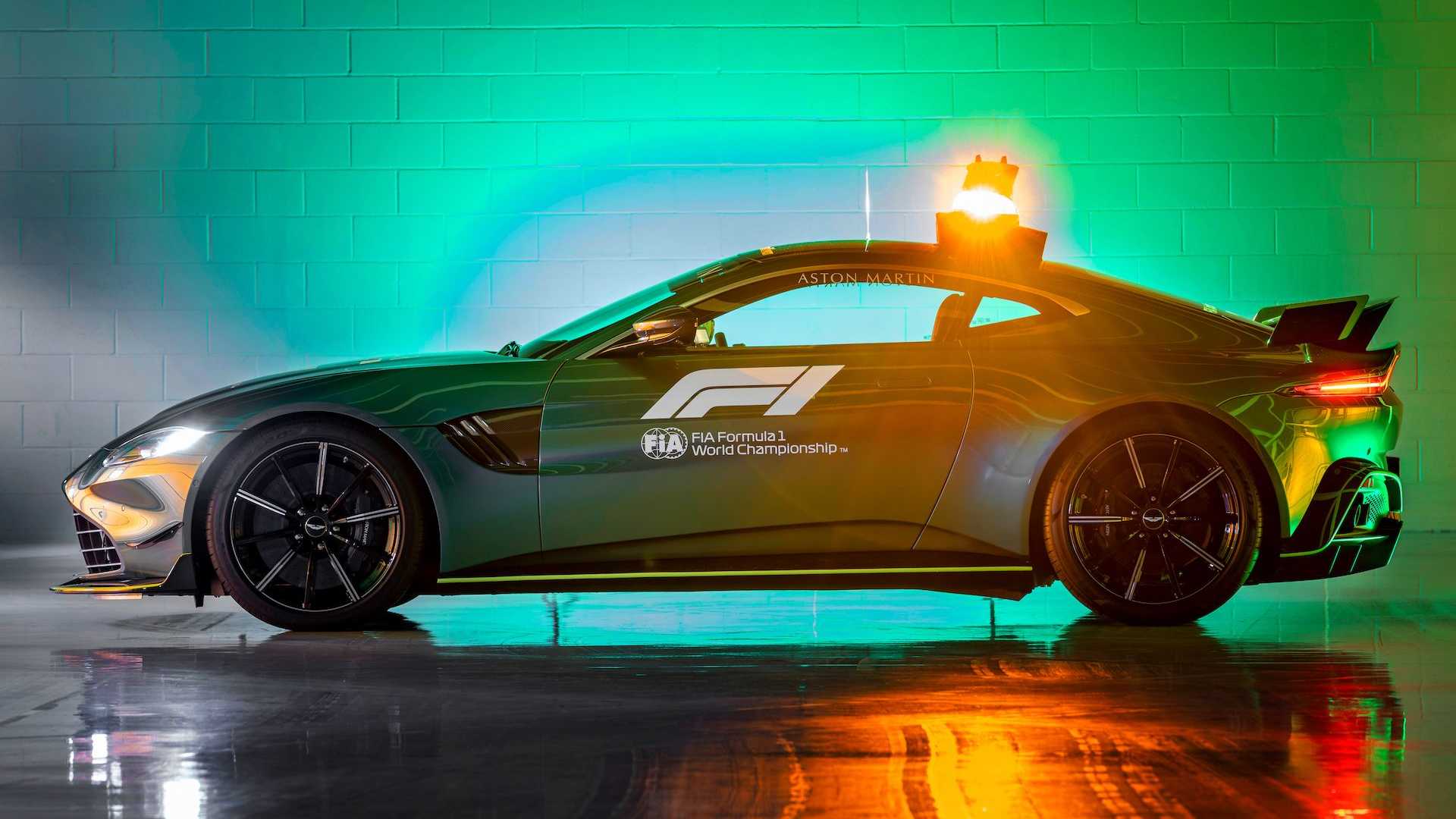 Aston Martin Shows Off Official F1 Safety, Medical Cars For 2021 Season