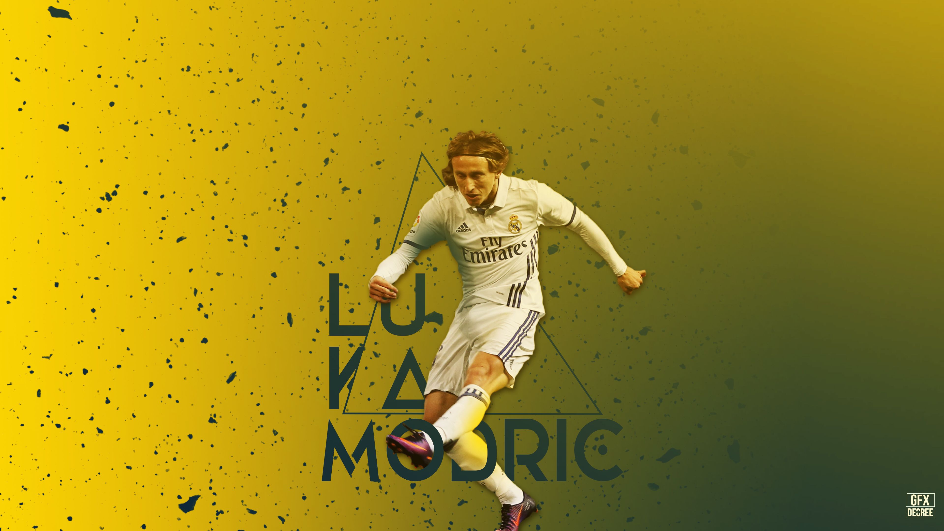 K, #Croatian, #Real Madrid, #Luka Modric, #Footballer. Mocah HD Wallpaper