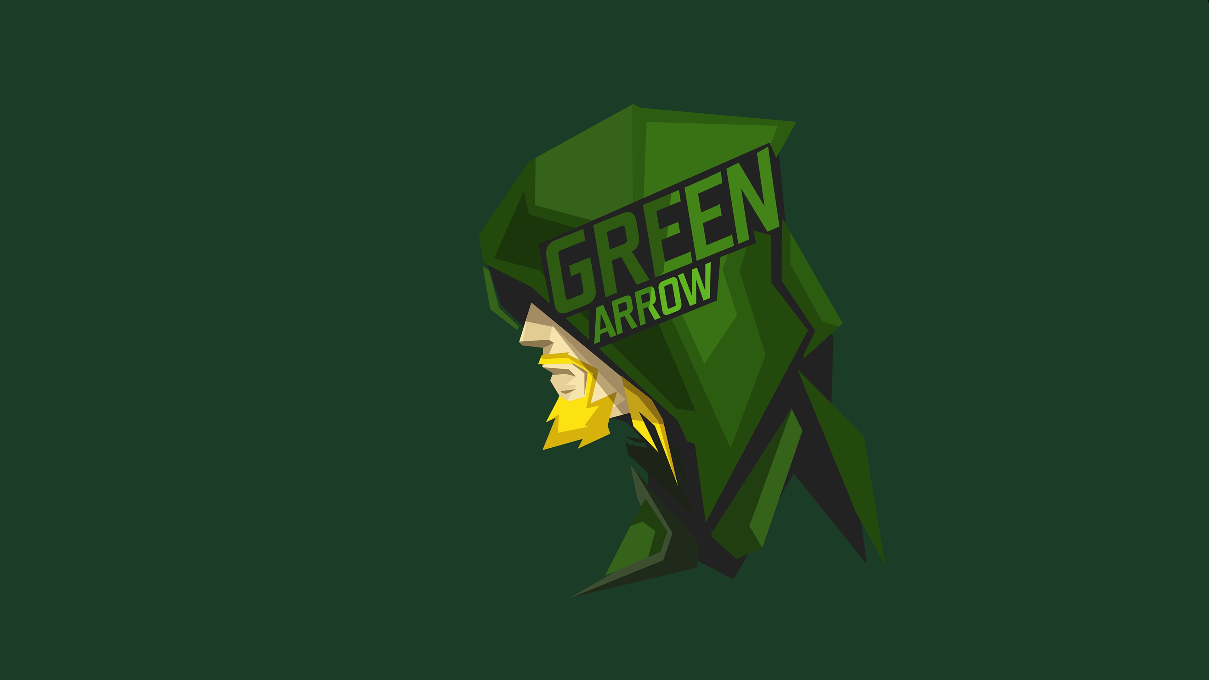 Download Green arrow, superhero, hood, headshoot, art wallpaper, 3840x 4K UHD 16: Widescreen