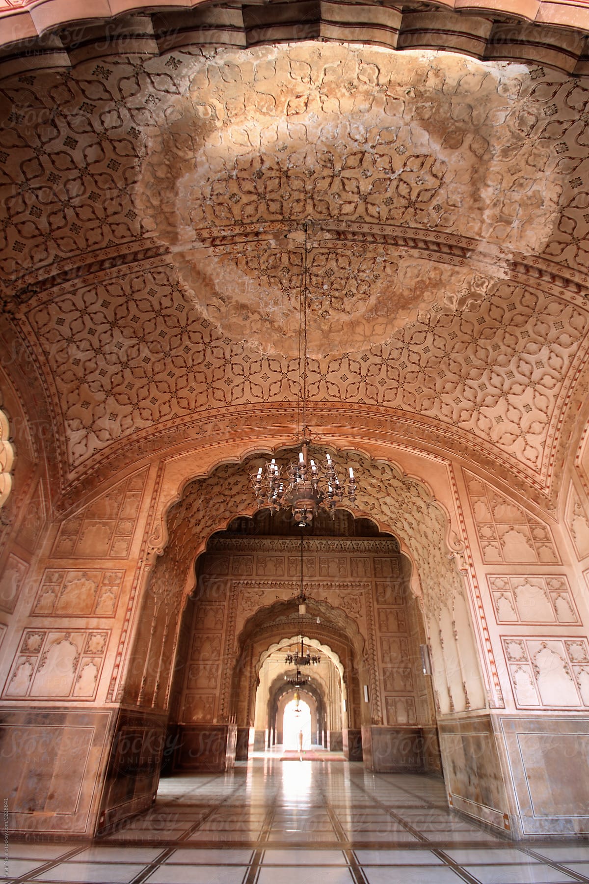 Interior Of Badshahi Masjid