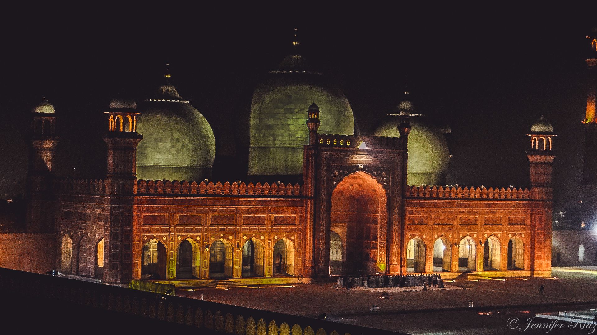 Jennifer Riaz Image of Badshahi Mosque, Lahore Pakistan