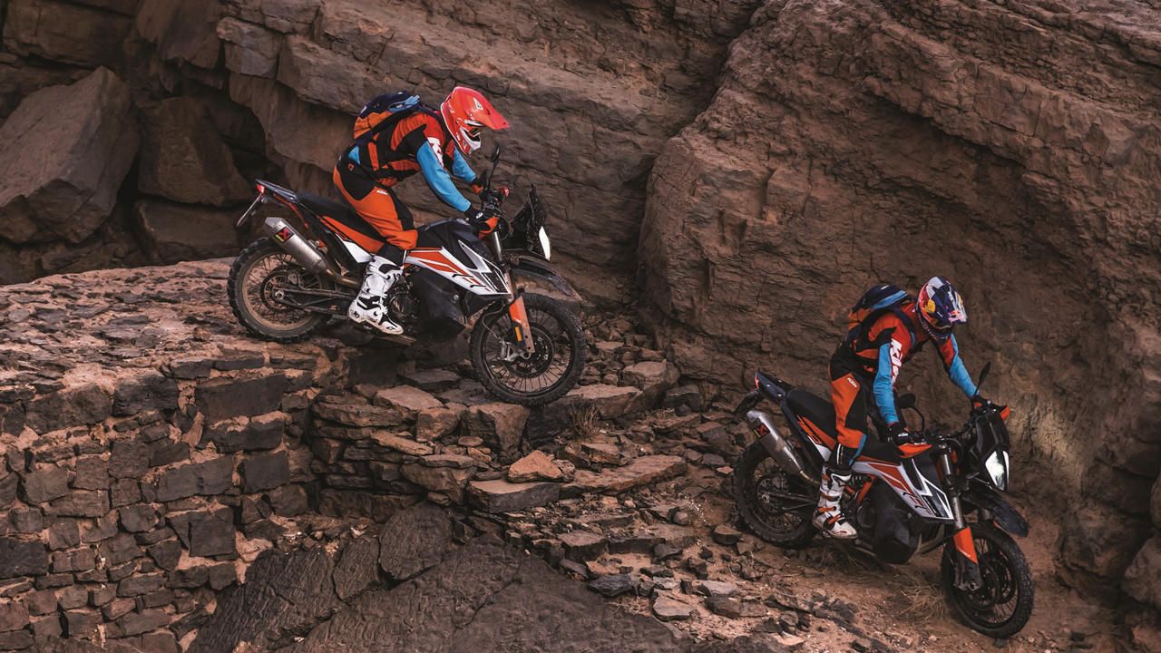 KTM 790 Adventure spied