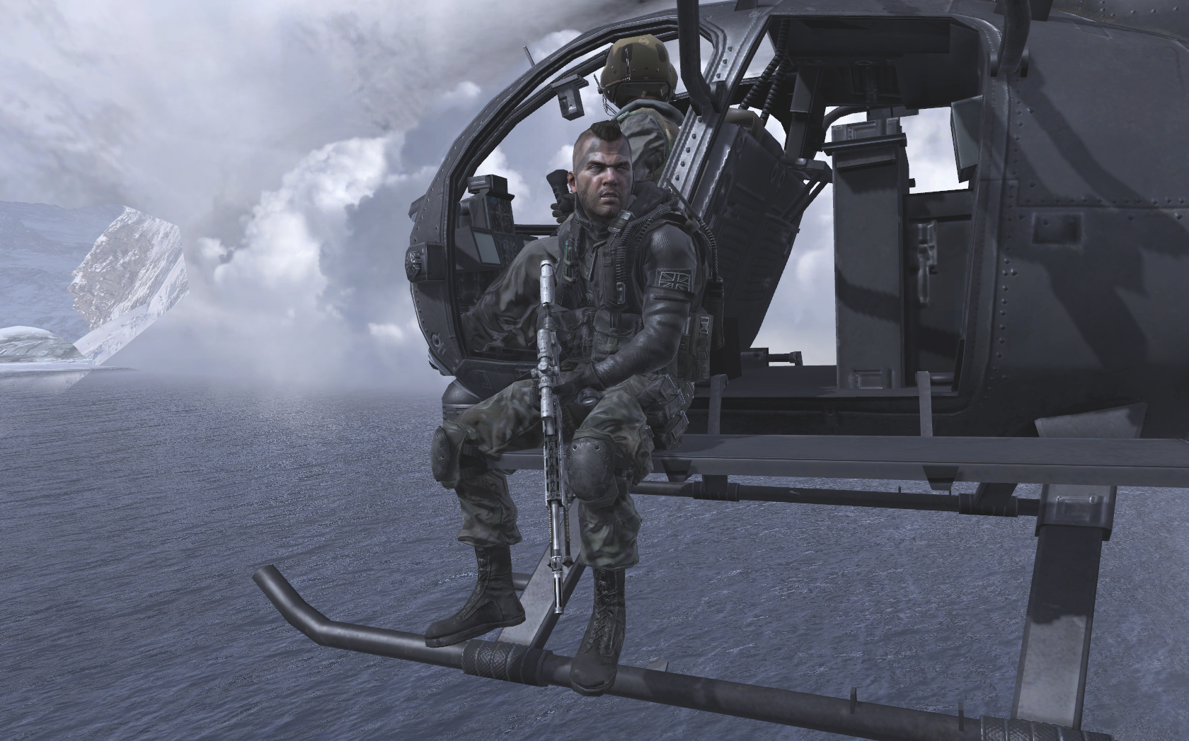 My favorite video game character, Soap Mactavish. Roman Catholic and served in the British SAS and Task Force 141