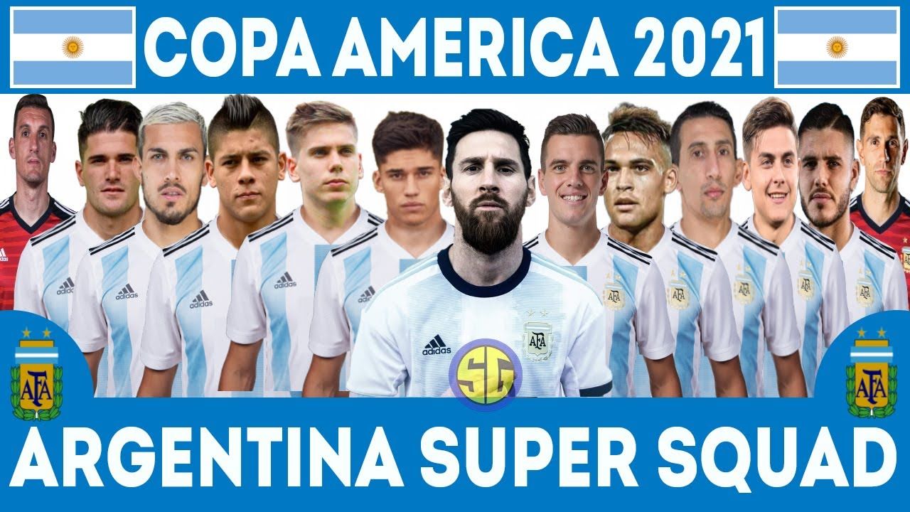 Argentina Line Up 2021 Copa America. Argentina Best Line Up 2021. CONMEBOL COPA AMERICA 2021