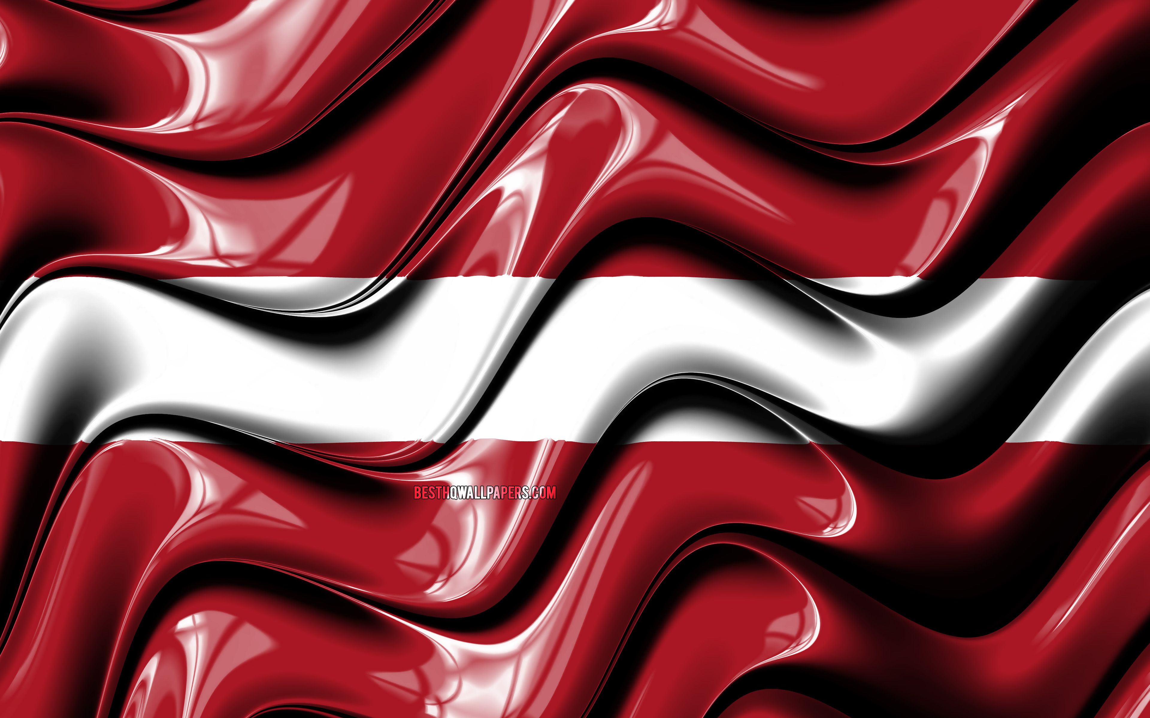 Download wallpaper Latvian flag, 4k, Europe, national symbols, Flag of Latvia, 3D art, Latvia, European countries, Latvia 3D flag for desktop with resolution 3840x2400. High Quality HD picture wallpaper