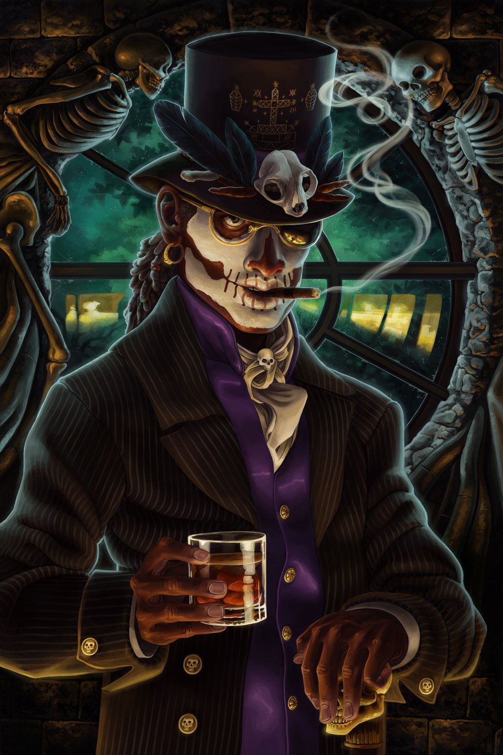 Baron Kriminel image. Baron samedi, Voodoo art, New orleans voodoo