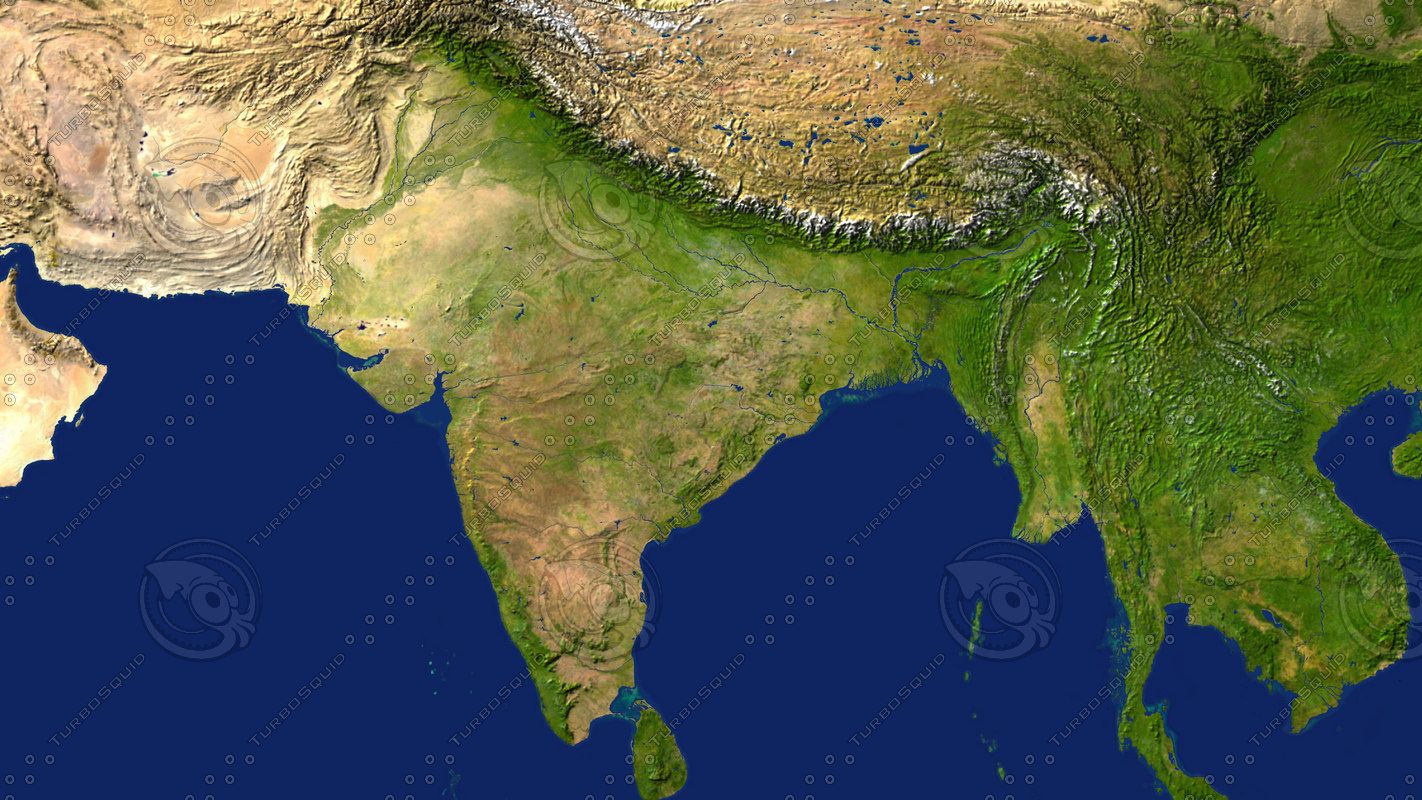 India Map 4K Image