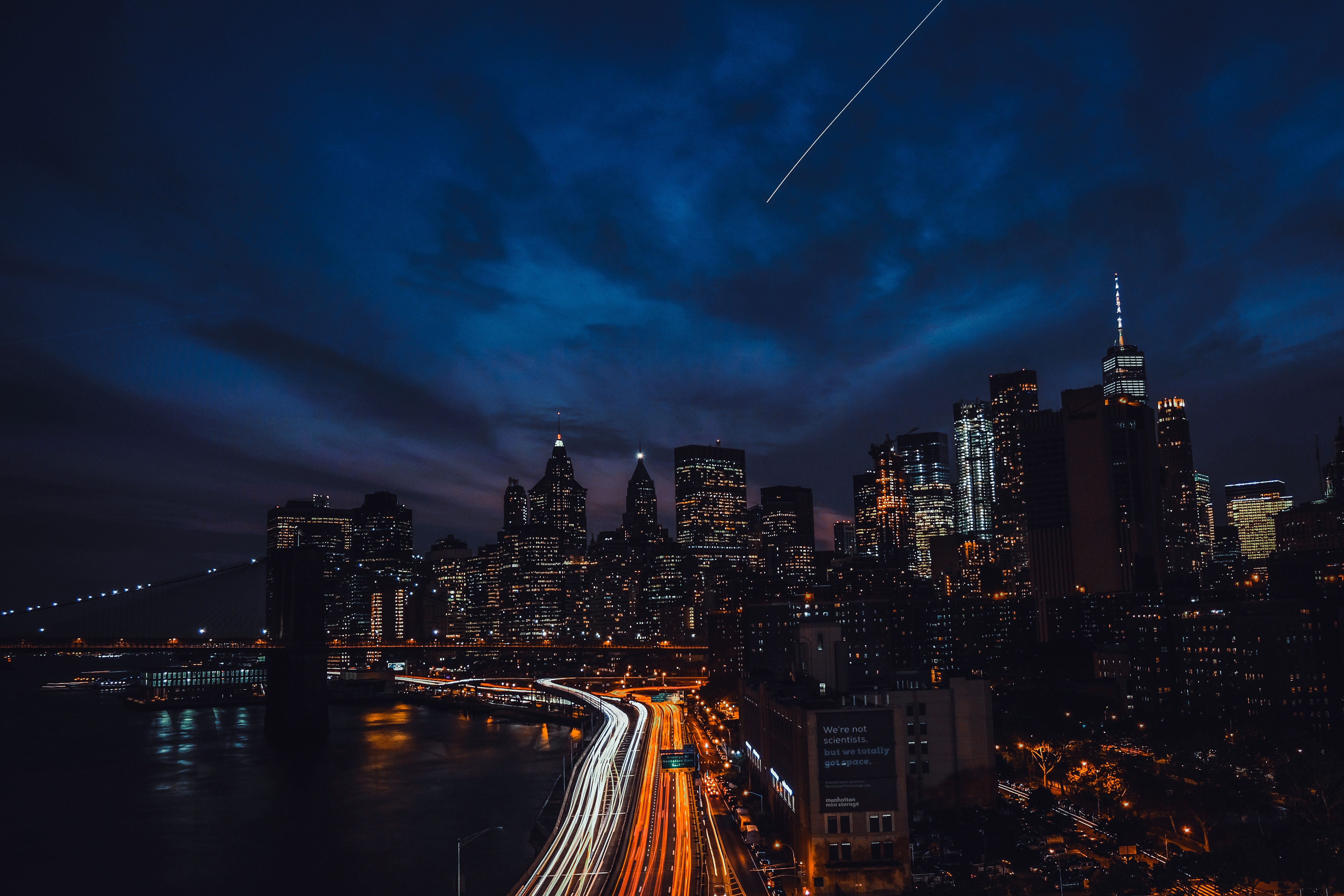 Desktop Wallpapers New York City USA Bay Night Cities 600x800