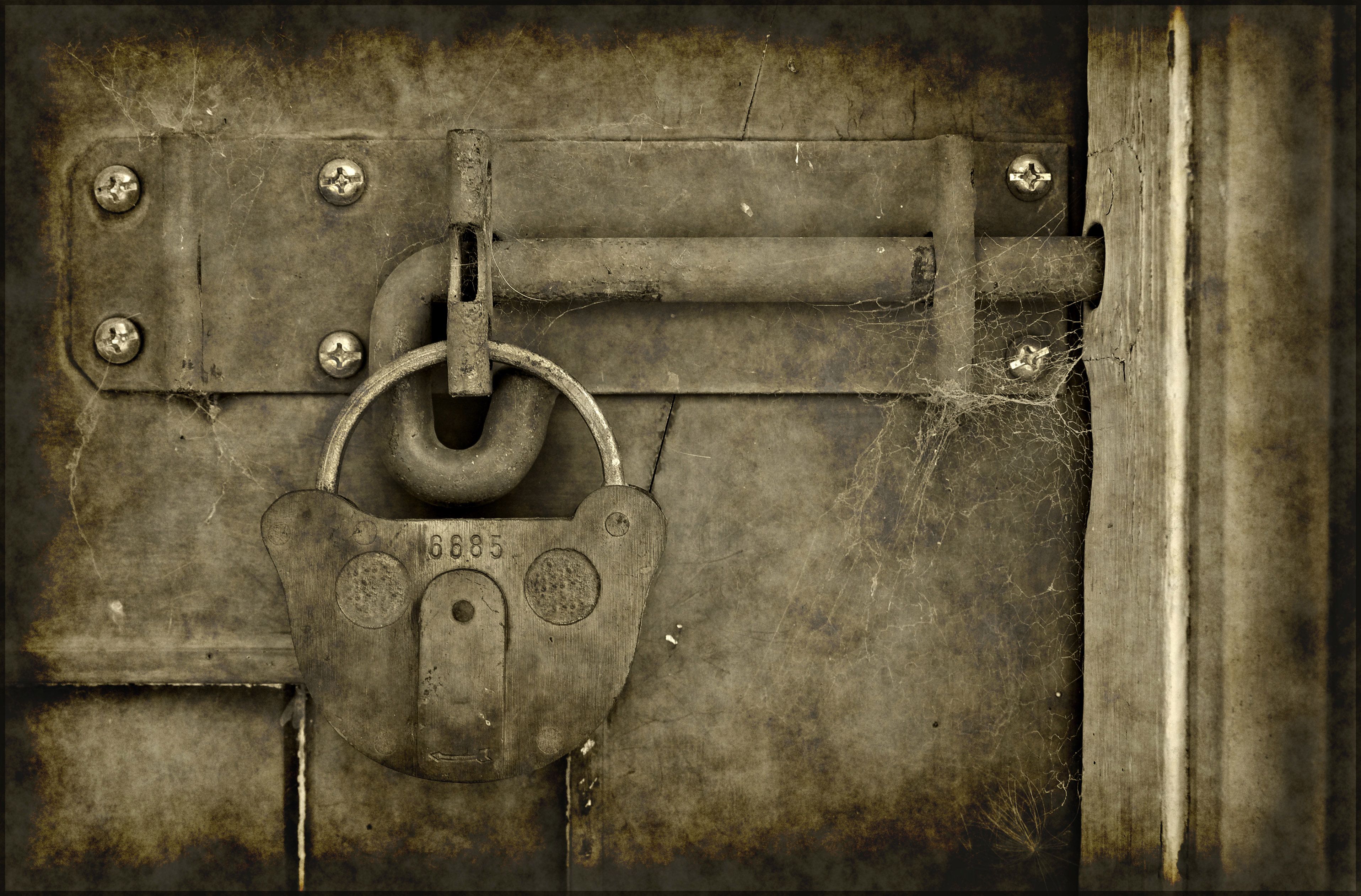 Free download Old vintage grungy lock on a door photo [3830x2522] for your Desktop, Mobile & Tablet. Explore Wallpaper A Door. Can You Wallpaper A Door, Wallpaper Door