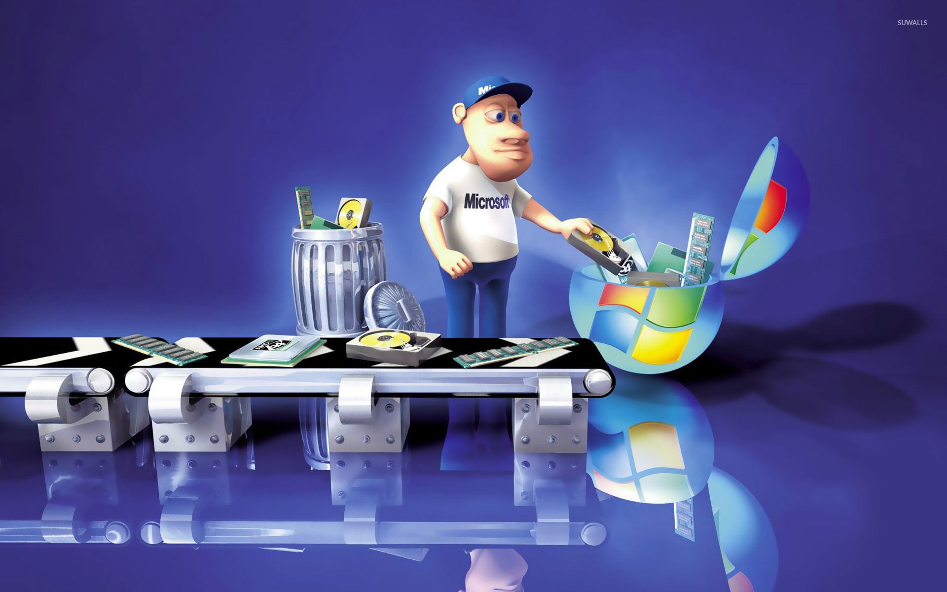 Microsoft conveyor belt wallpaper wallpaper