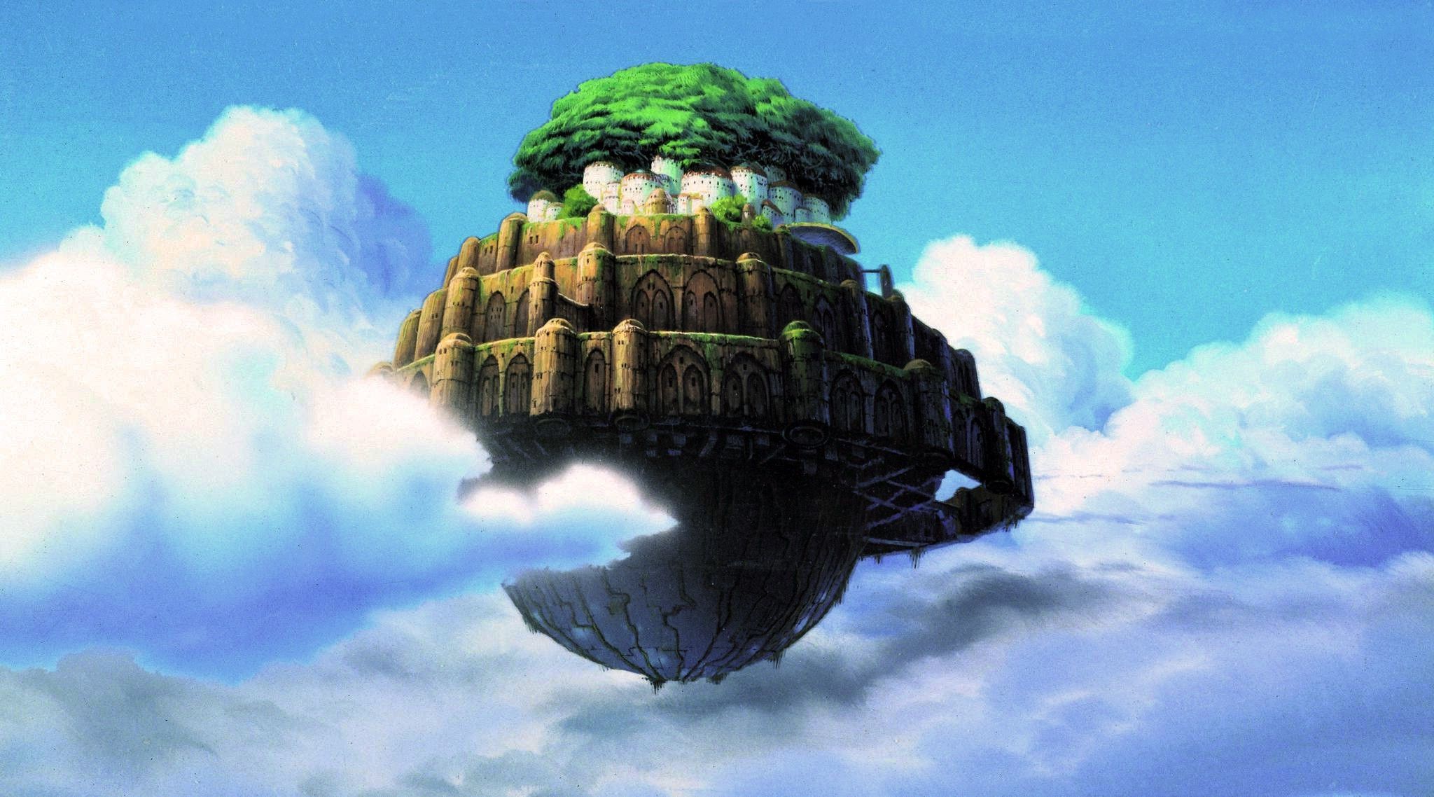 hayao miyazaki castle in the sky anime wallpaper