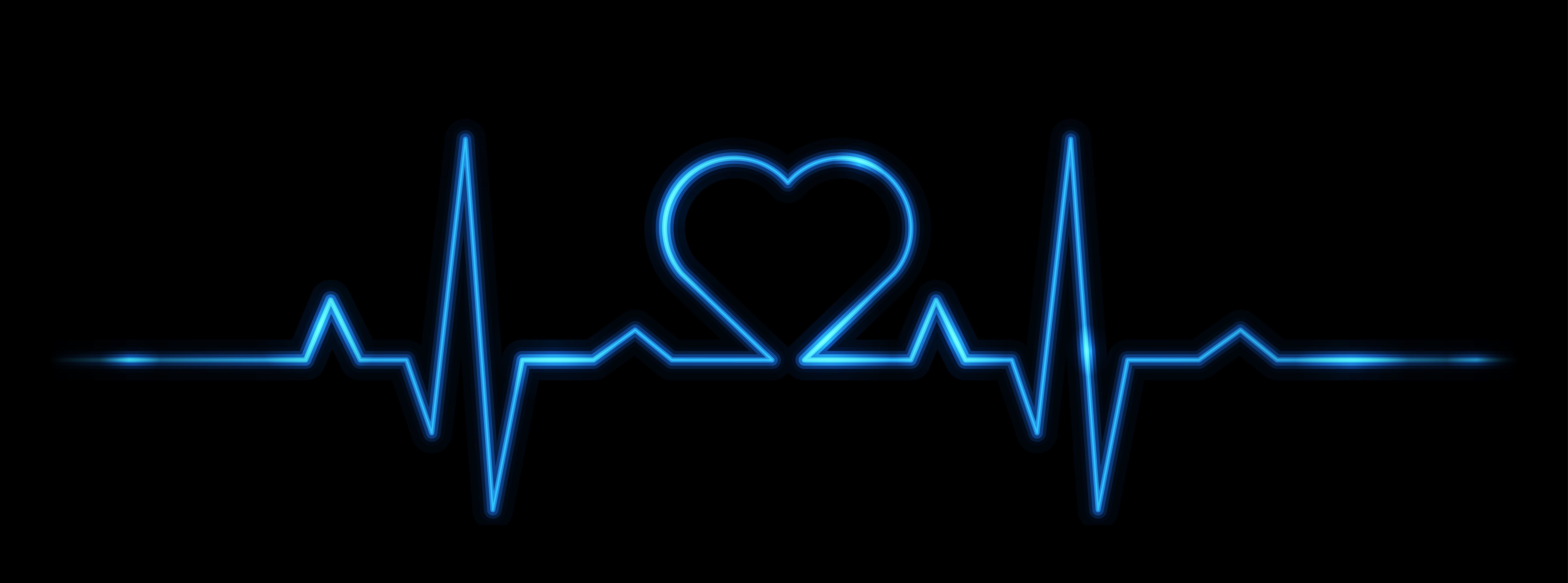 Neon Glowing Lines Heartbeat Concept Stock Vector  Illustration of care  wallpaper 142518162