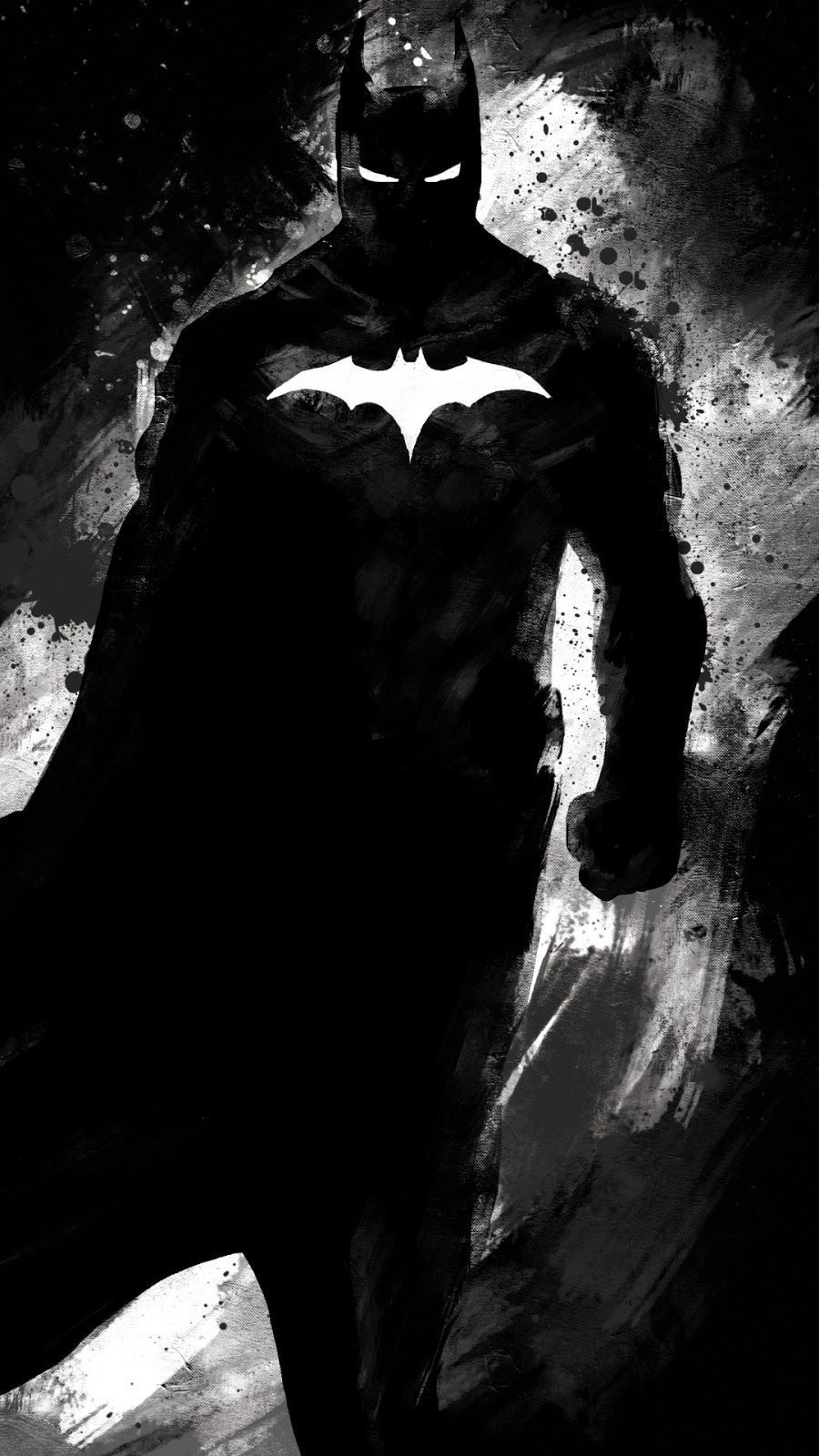 Awesome Batman Black And White Wallpapers