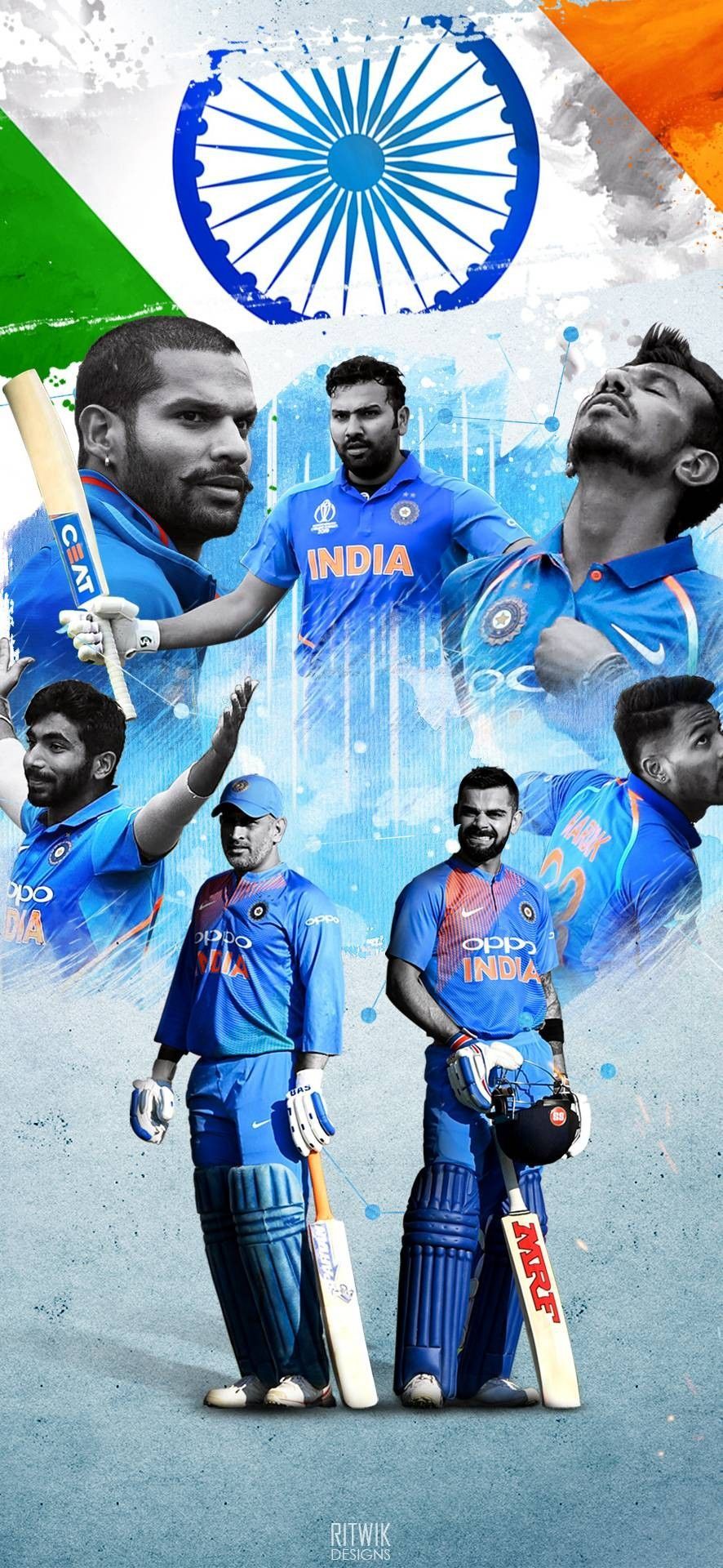 TEAM INDIA. Cricket wallpaper, Cricket poster, Dhoni wallpaper