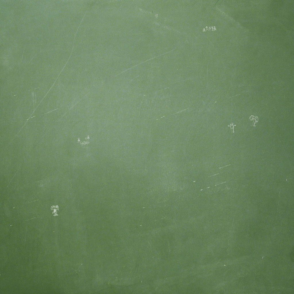 Green Chalk Board iPad Wallpaper Free Download