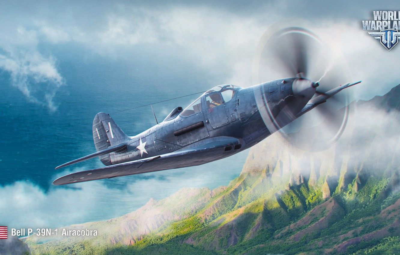 Wallpaper Bell, Airacobra, World Of Warplanes, WoWp, Wargaming, P 39N 1 Image For Desktop, Section игры