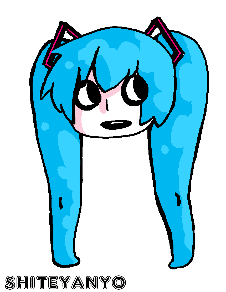 Shiteyanyo. Hatsune miku, Vocaloid, Hatsune