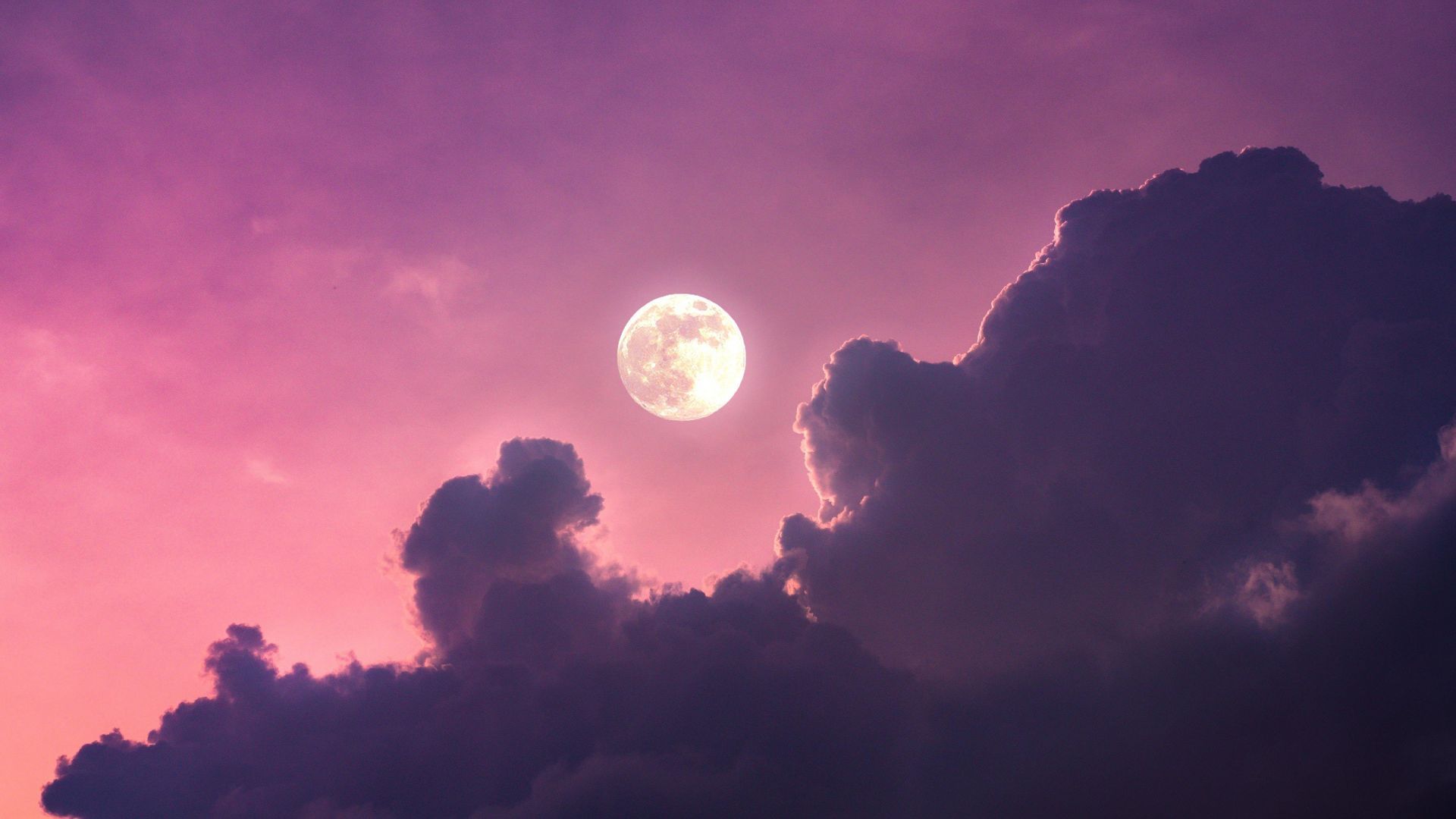 Desktop wallpaper clouds and moon light, sky, nature, HD image, picture, background, bfed98