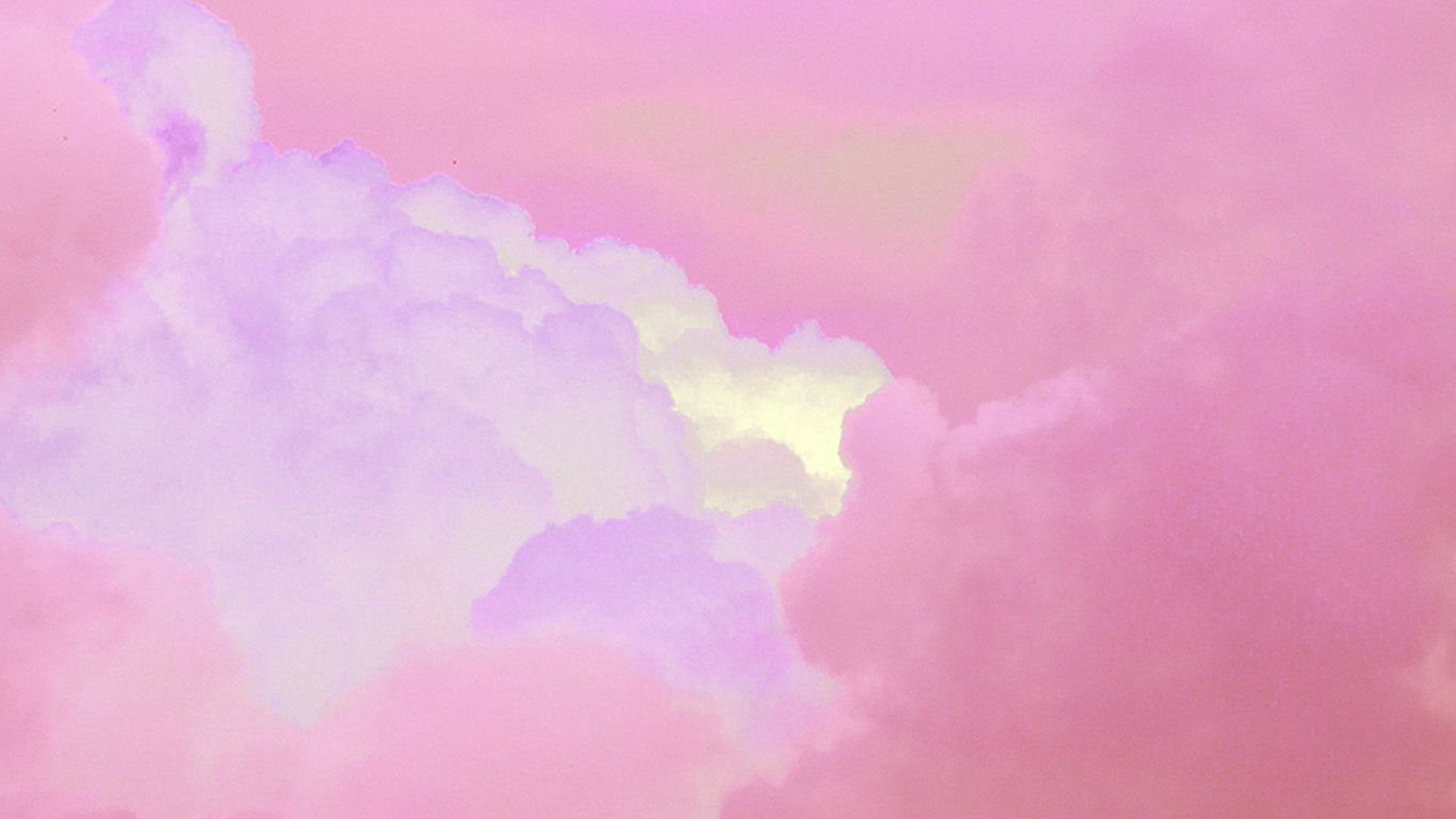 wallpaper for desktop, laptop. cloud sky pink art