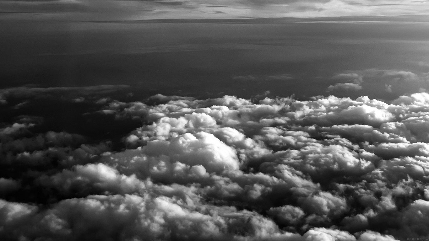 Black And White Cloud Wallpaper Mac