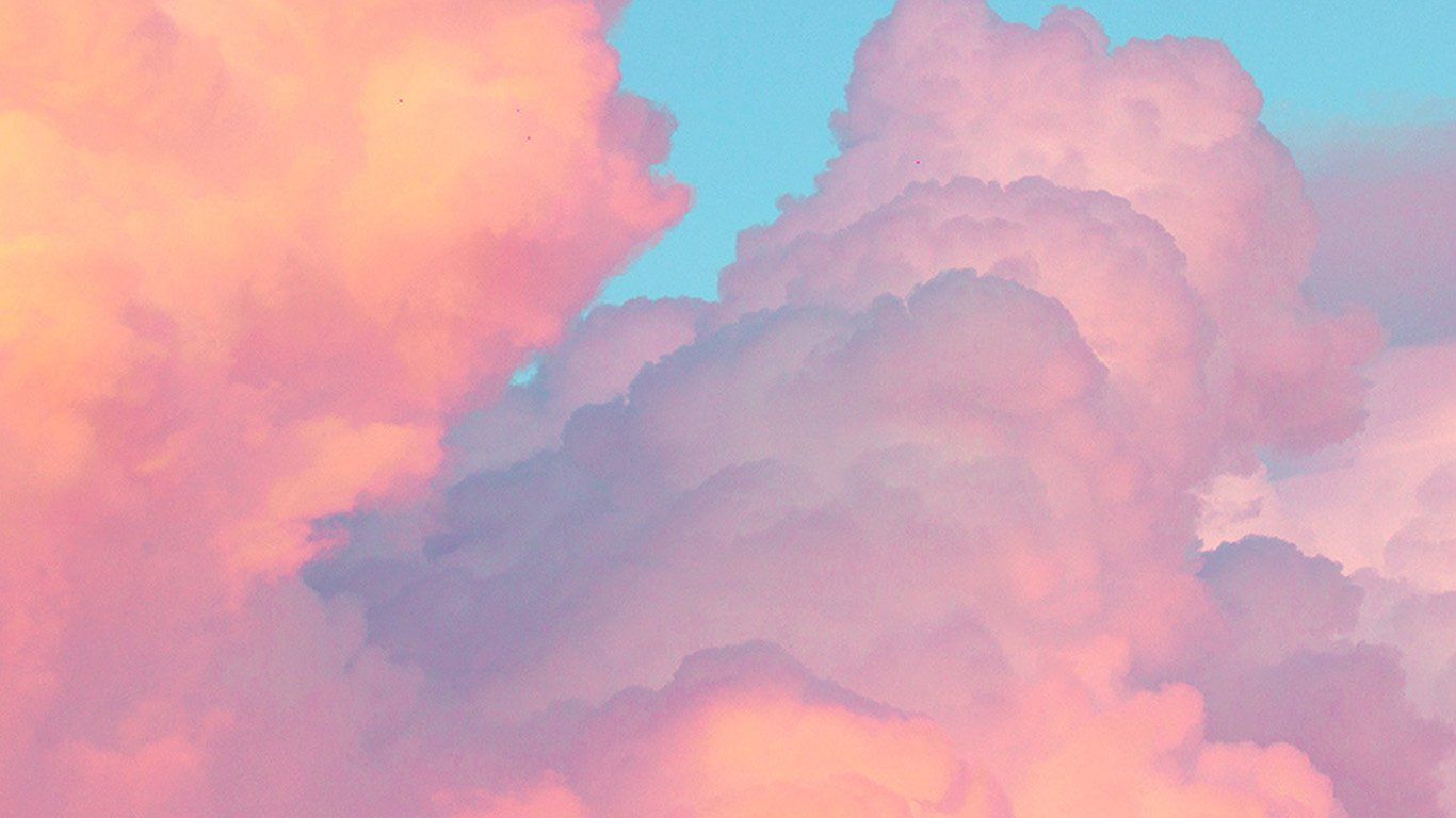 Pink Clouds Desktop Wallpaper HD